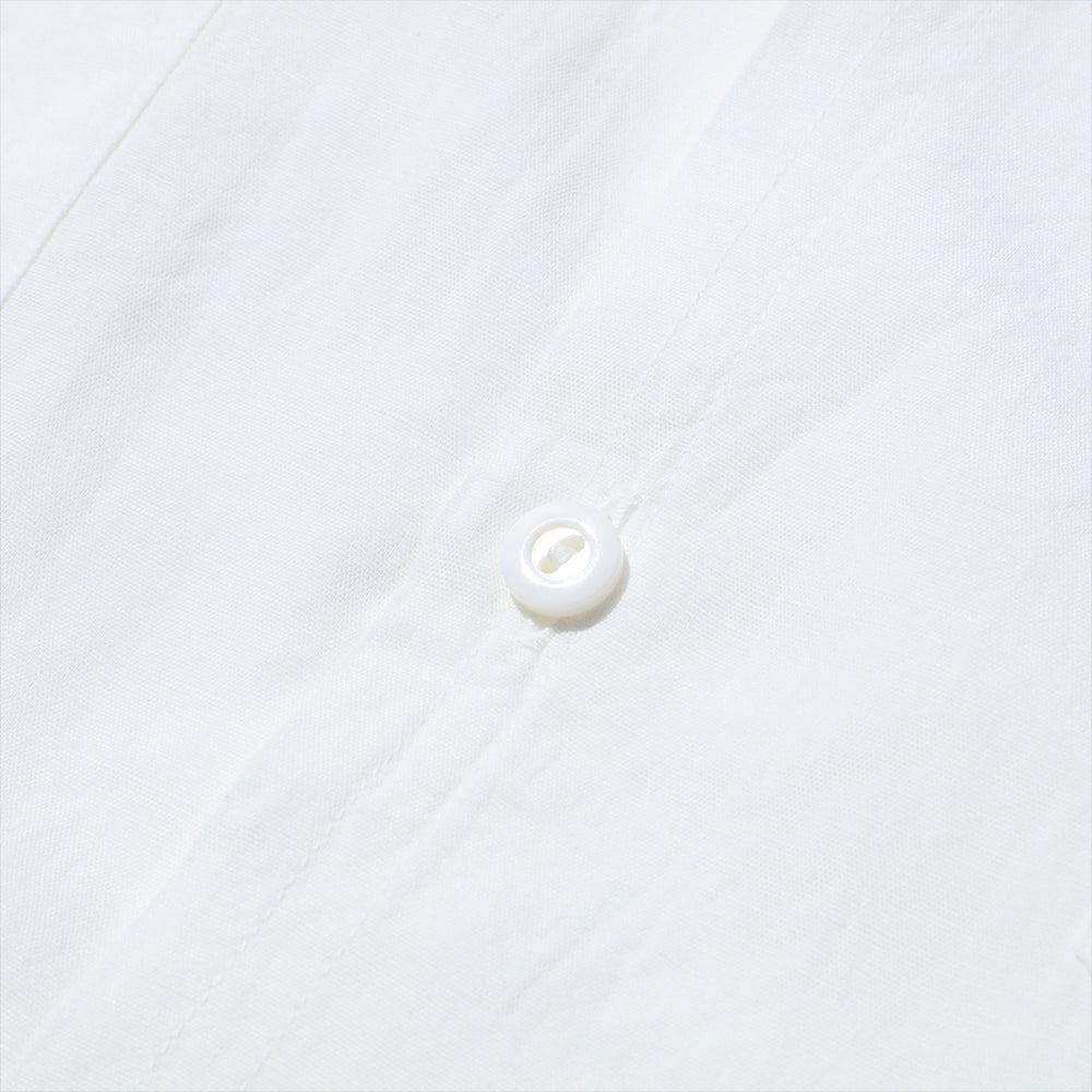 Post Overalls Neutra 3 Cotton/Linen Chambray Shirt White - Image 3
