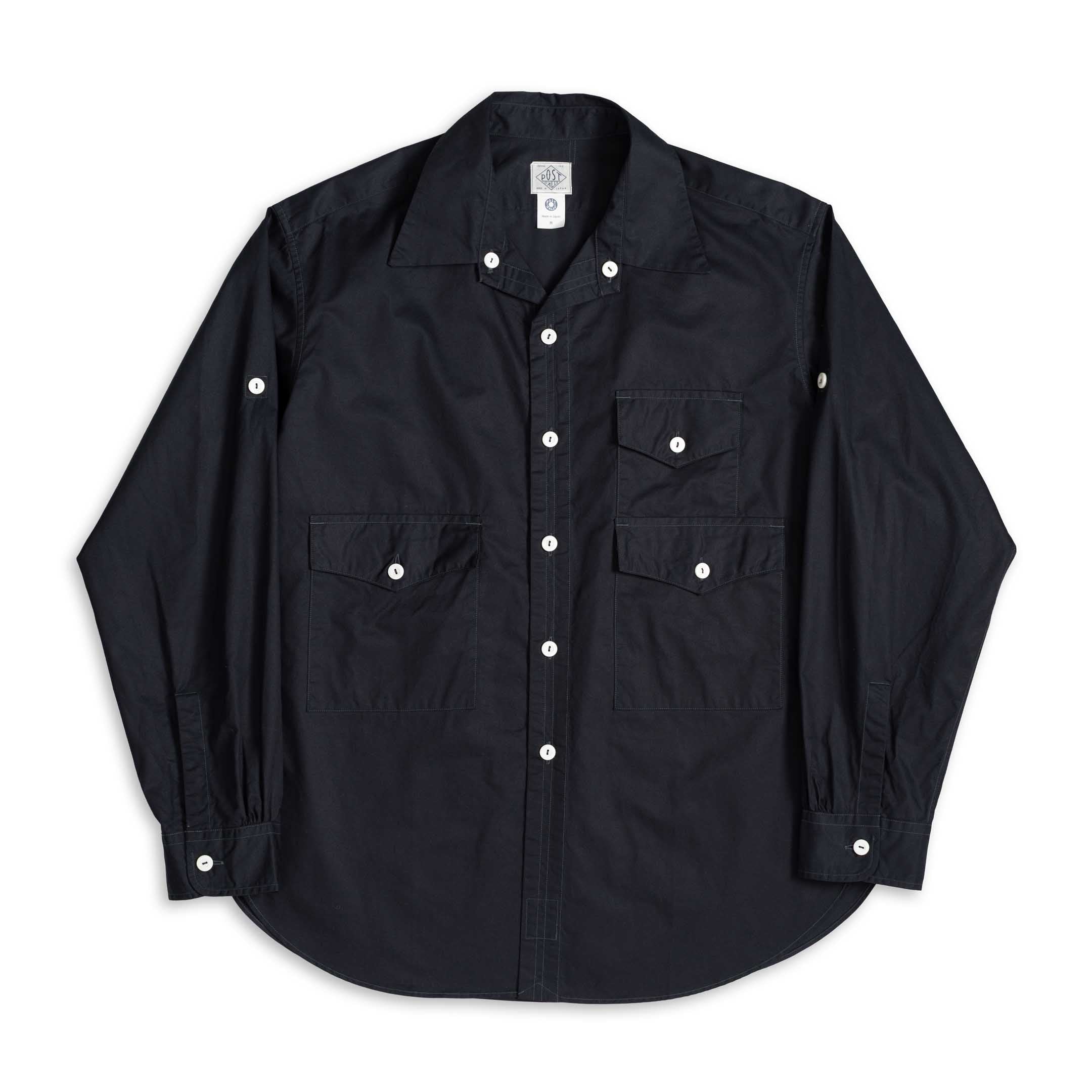 Post Overalls Town & Country Safari Shirt Navy