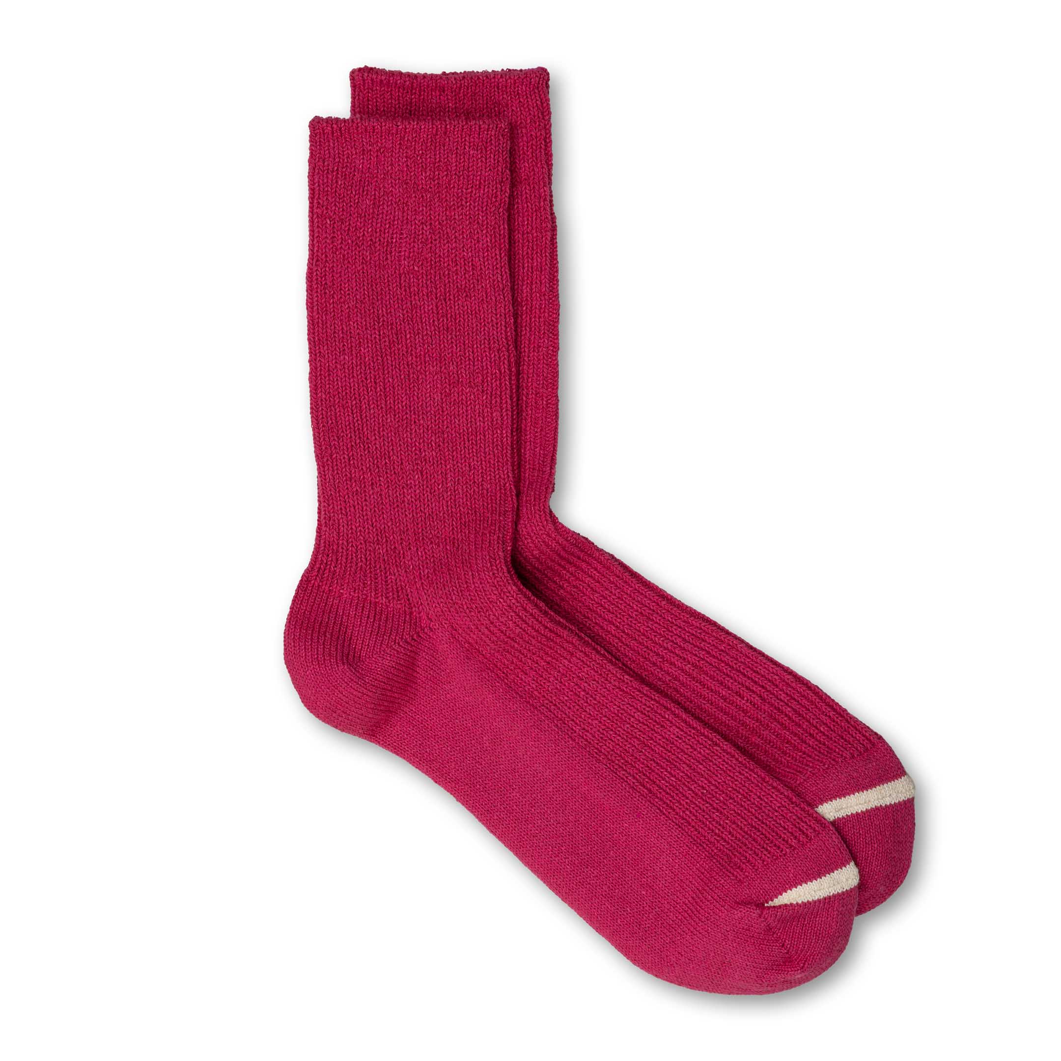 Rototo Washi & Recycled Crew Sock Dark Pink