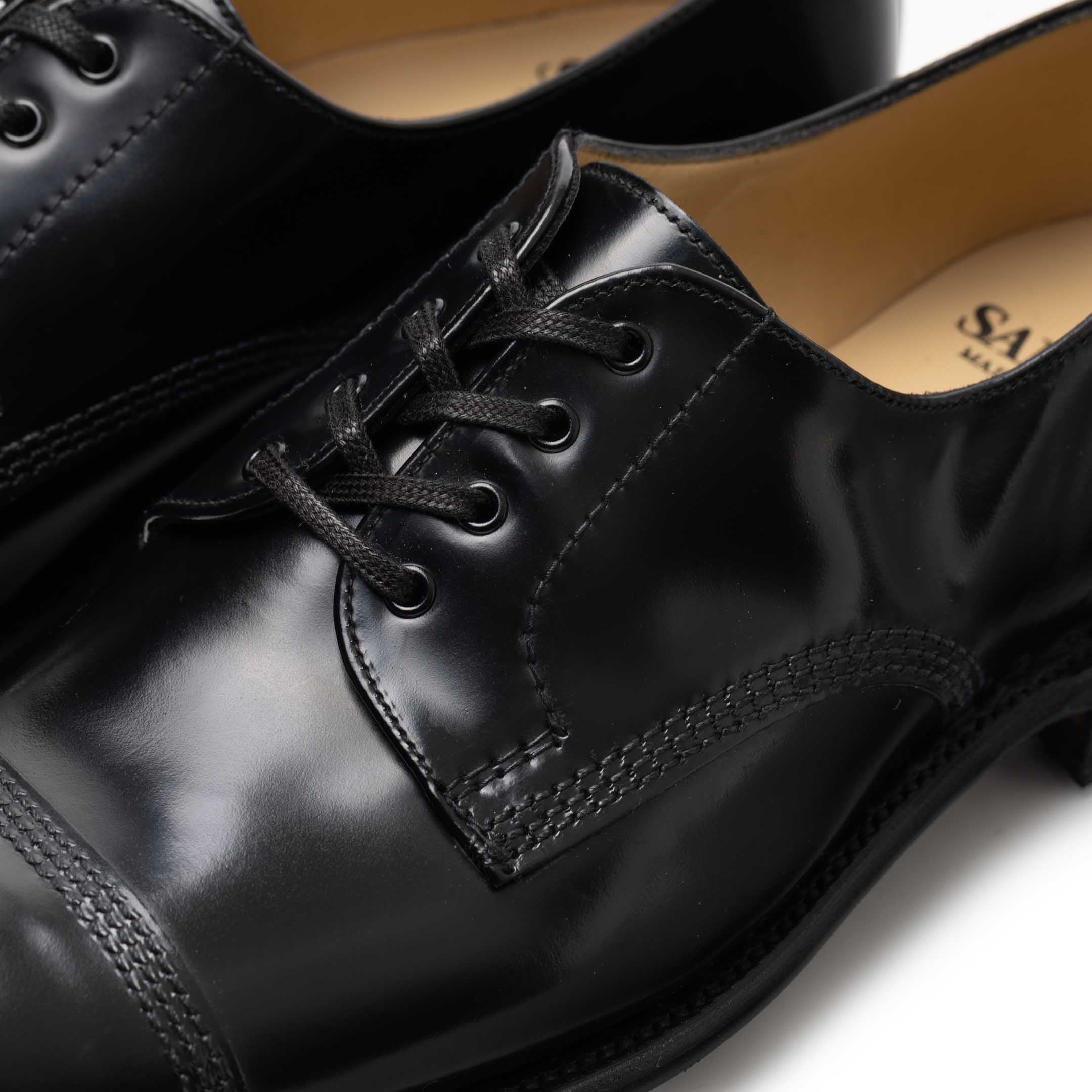 Sanders Japan BGS Derby Shoe Black 2545B - Image 5
