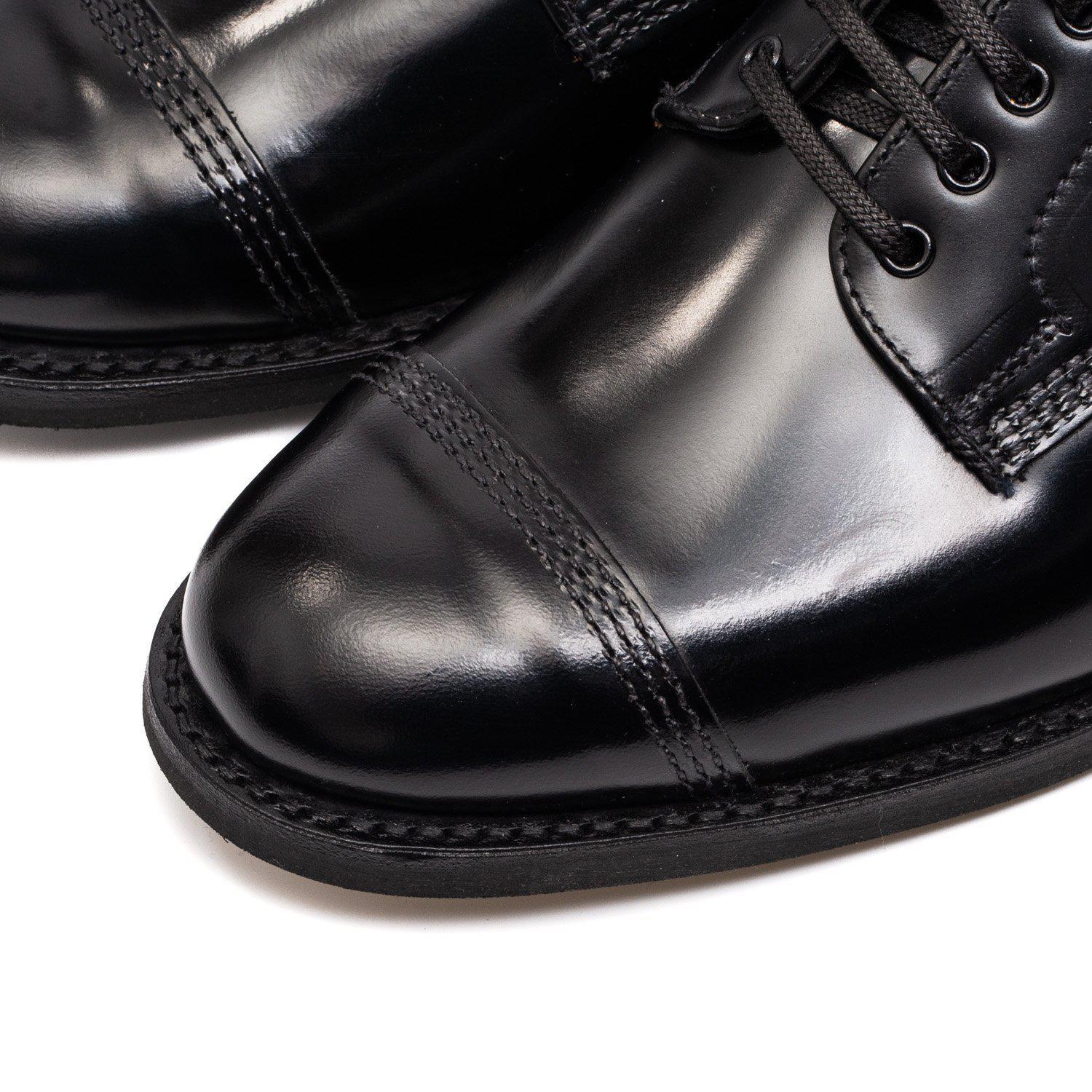 Sanders Japan Picusa Gibson Toe Cap Shoe Black 1128B - Image 4