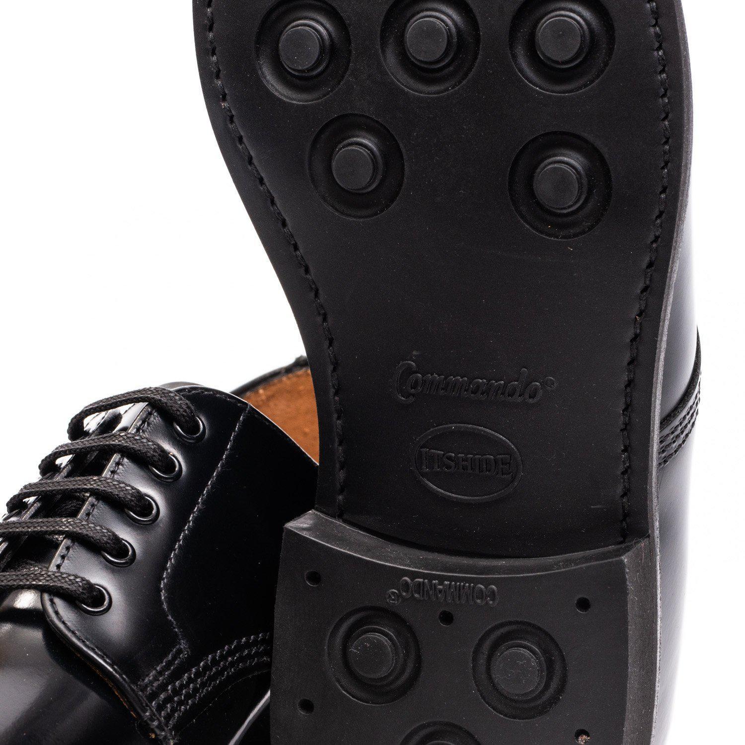Sanders Japan Picusa Gibson Toe Cap Shoe Black 1128B - Image 6