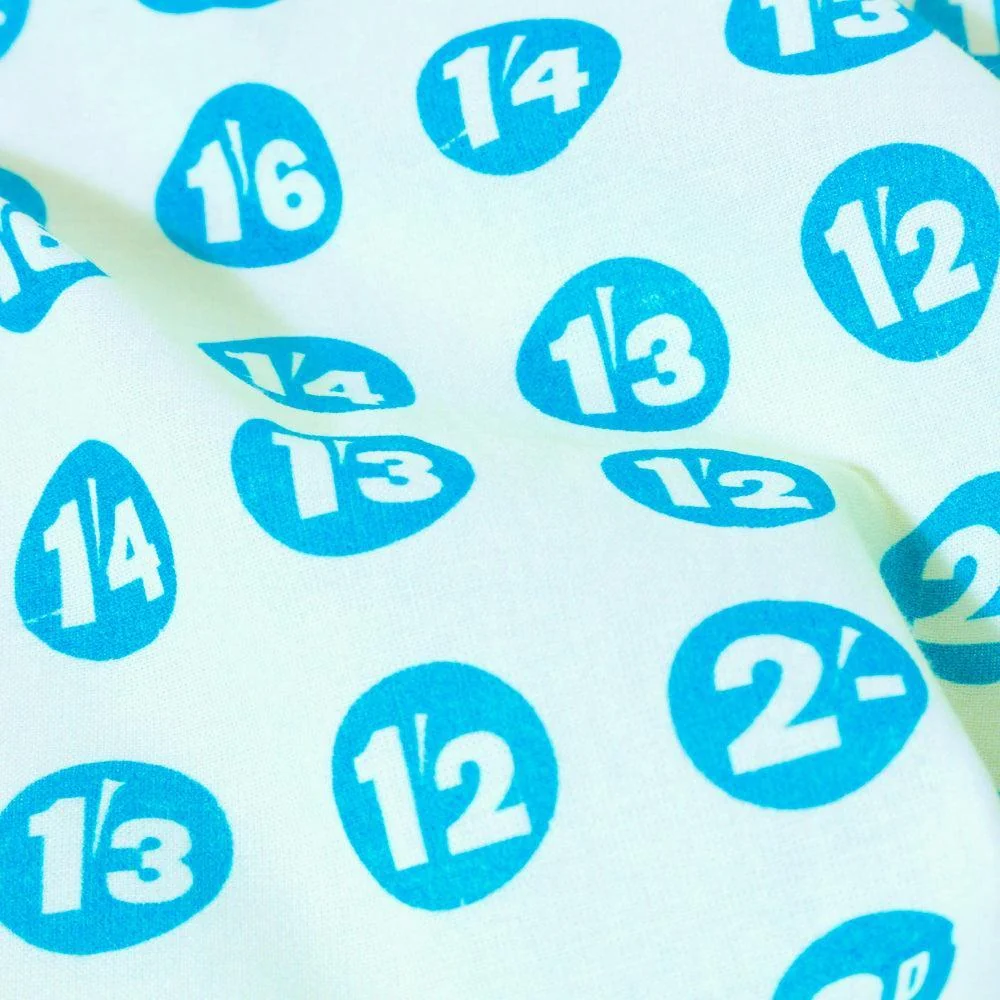 Snail Brand Bandana Coin - OFF WHITE & BLUE - Image 3