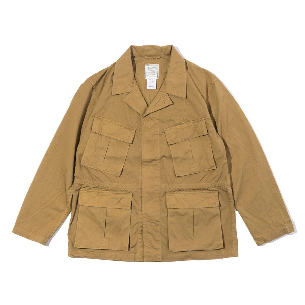 Soundman Albany Fatigue Jacket Khaki Beige