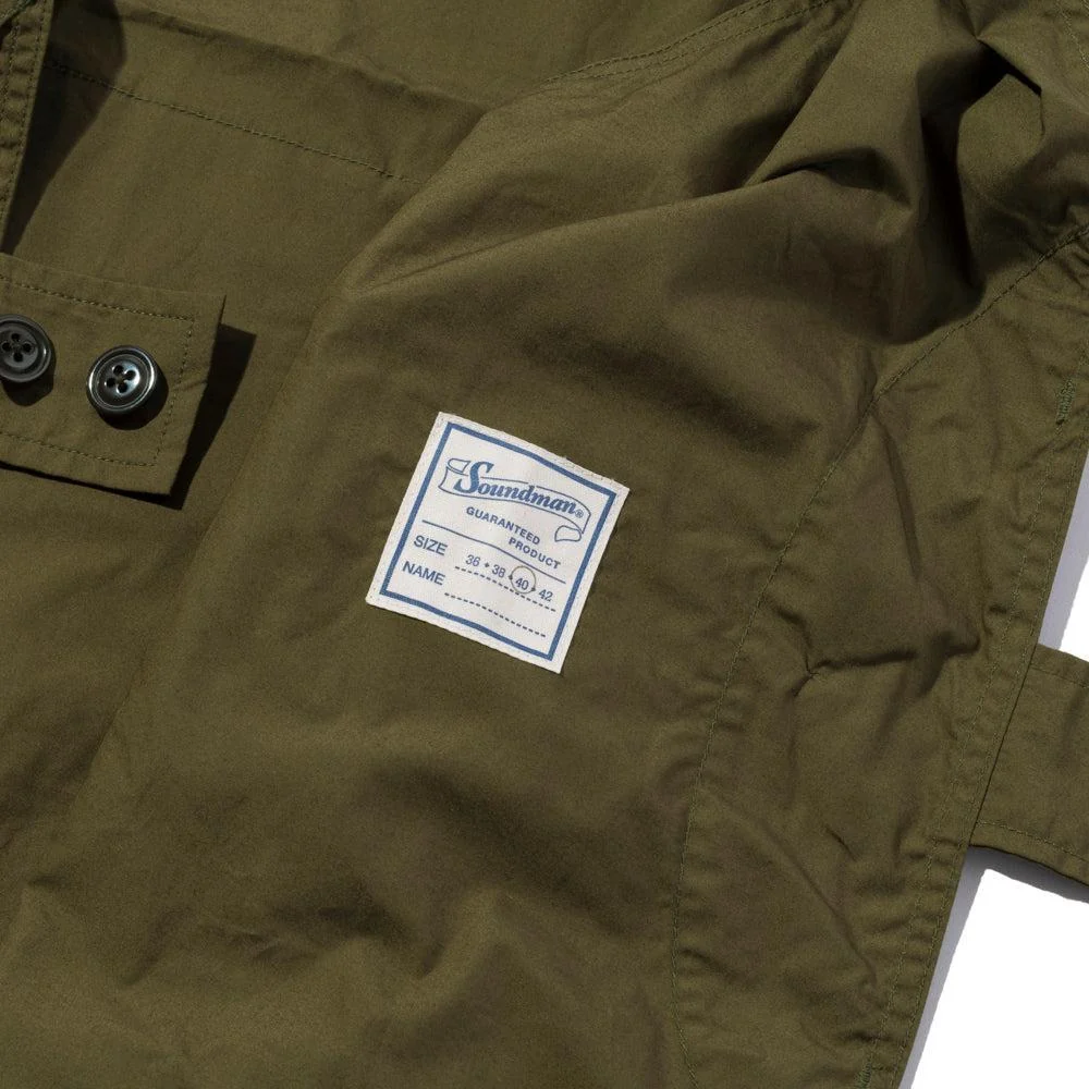 Soundman Blazer Vest Army Green - Image 5