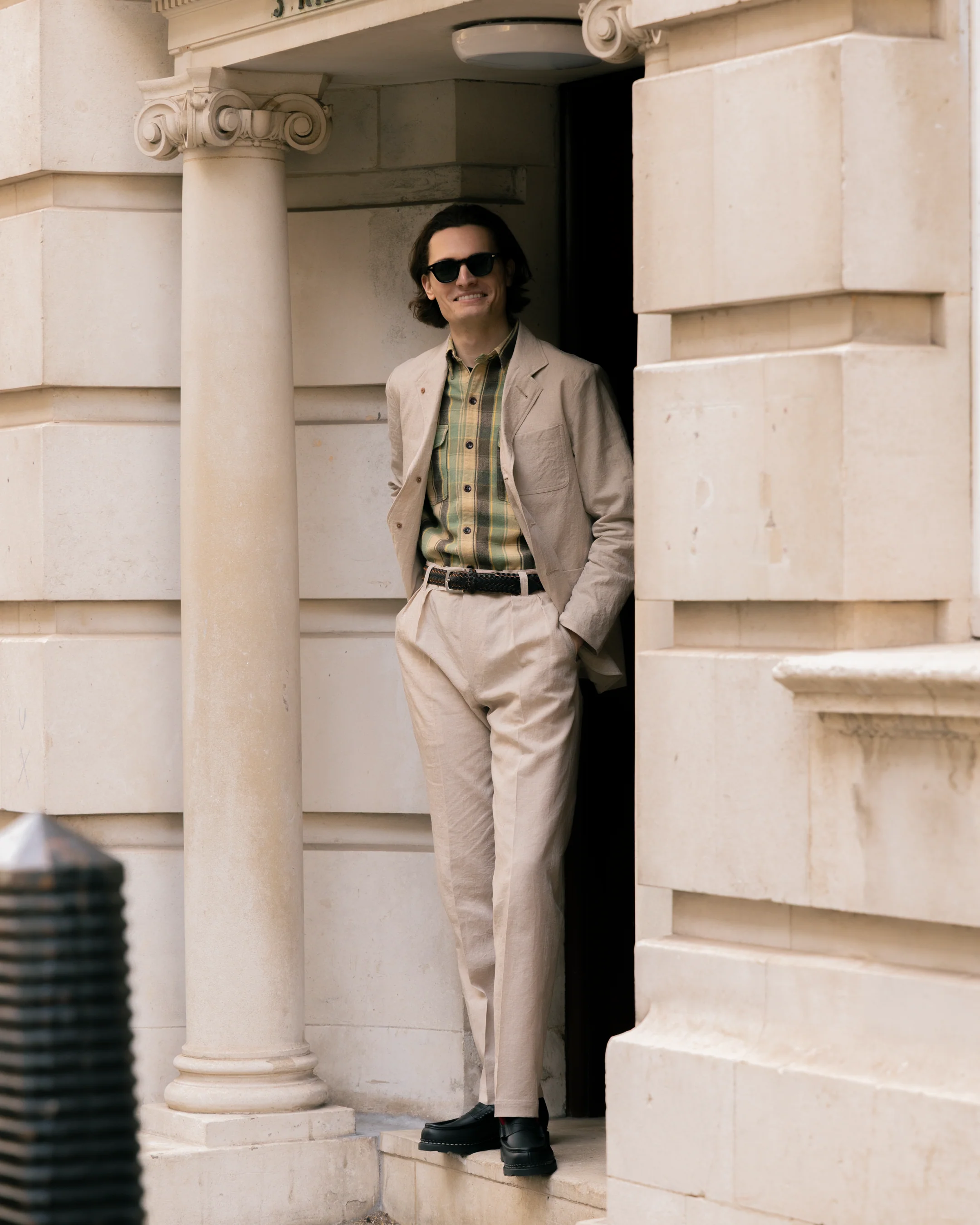 Soundman Clarke Trouser Linen Natural - Image 12