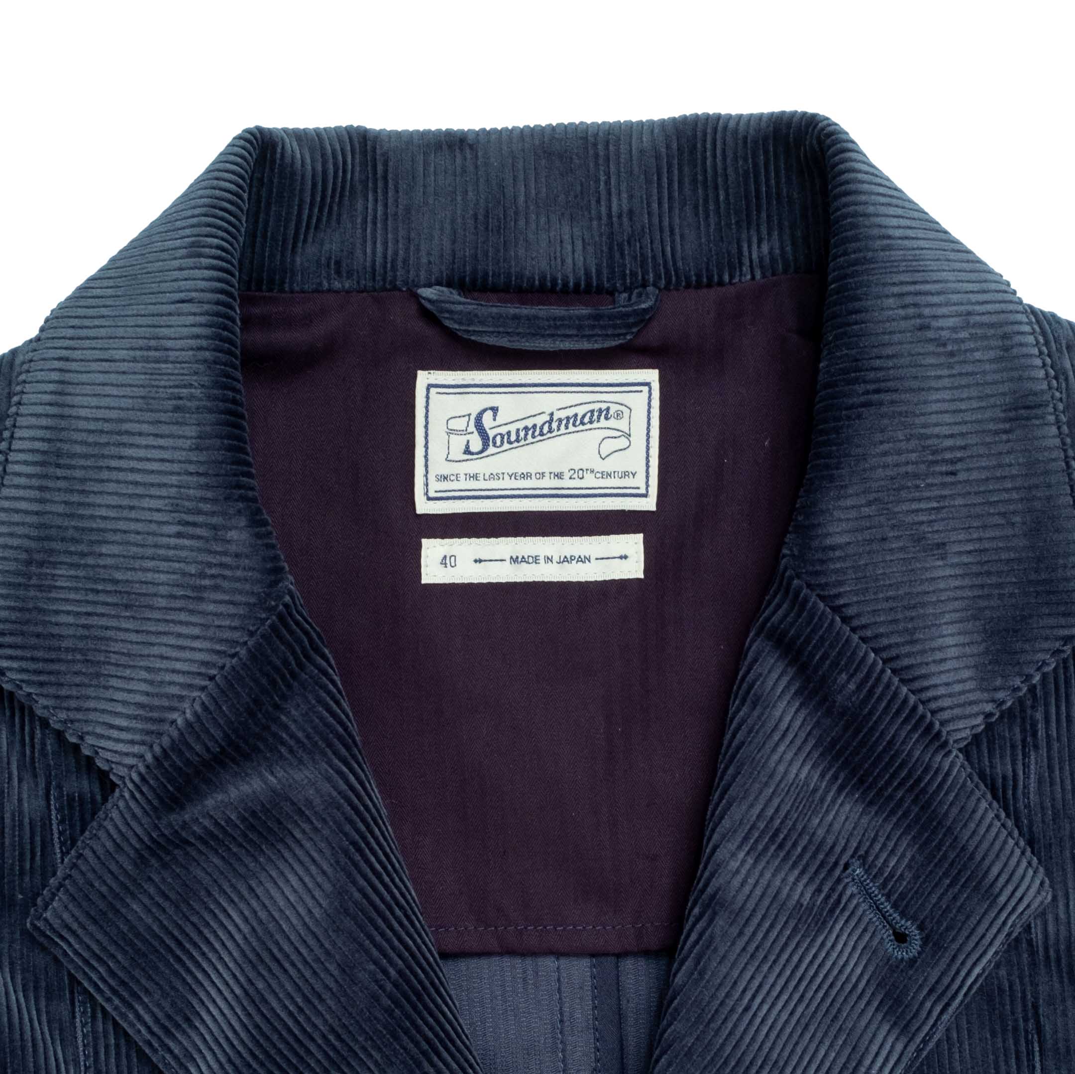 Soundman Dudley II Corduroy Jacket Navy - Image 3