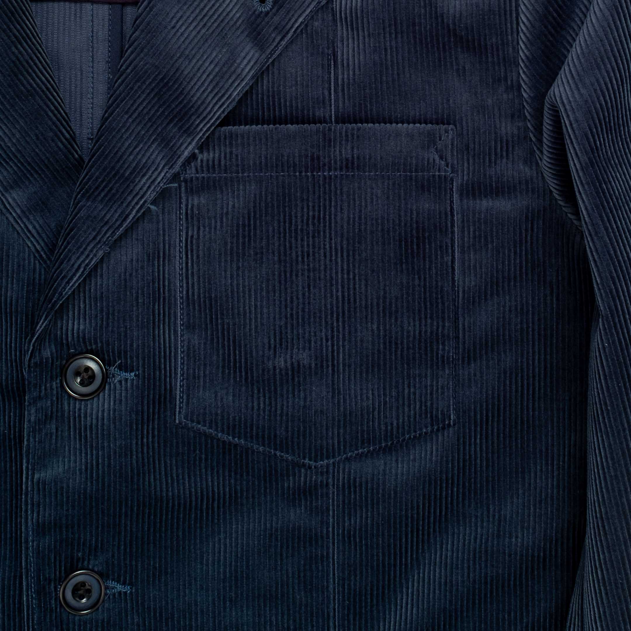 Soundman Dudley II Corduroy Jacket Navy - Image 5