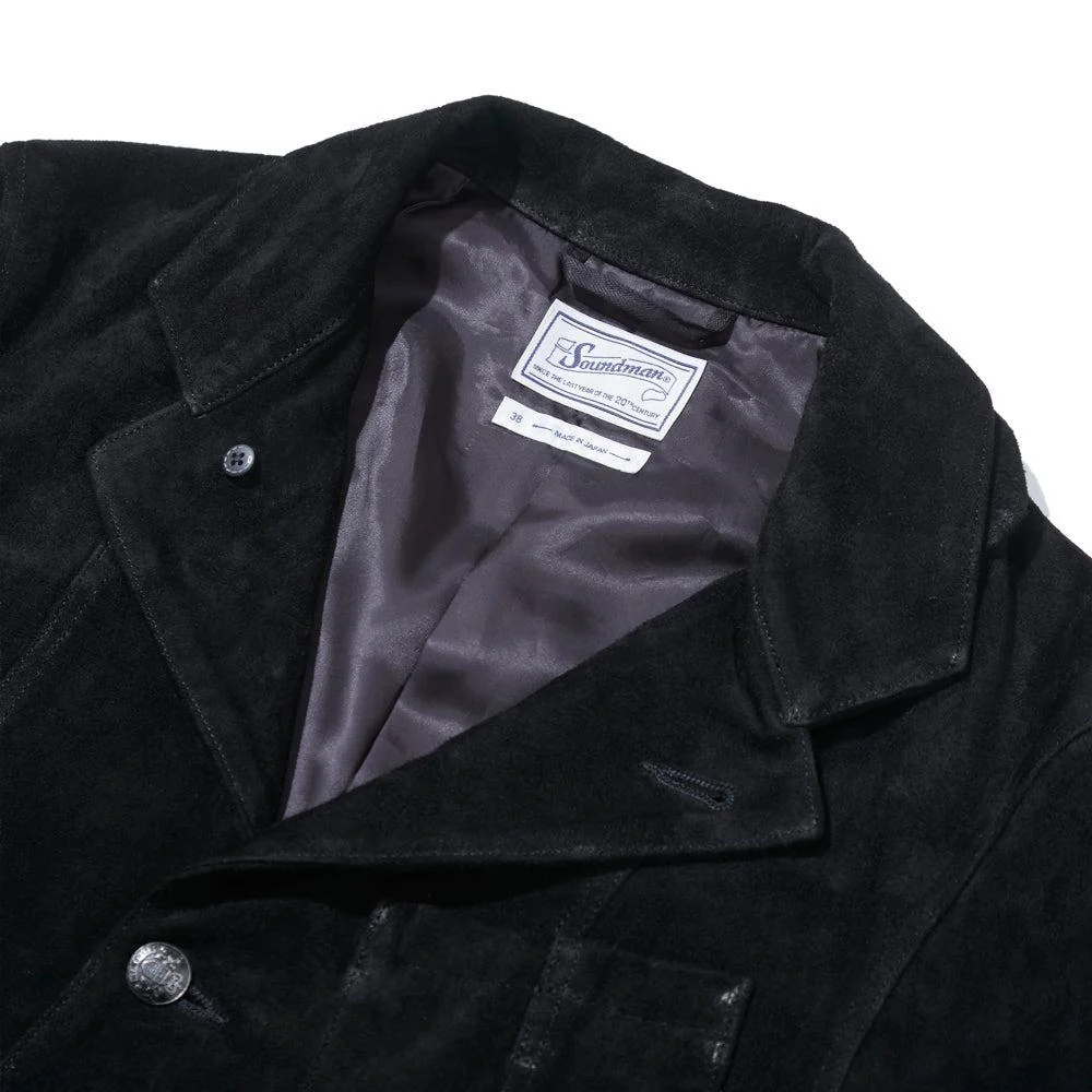 Soundman Dudley Jacket Deerskin Black - Image 3