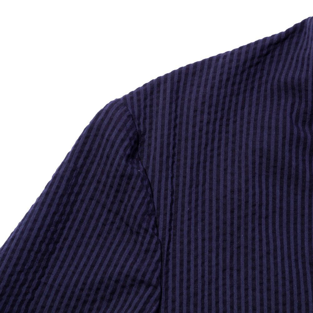 Soundman Grand Seersucker Jacket Blue x Navy - Image 6