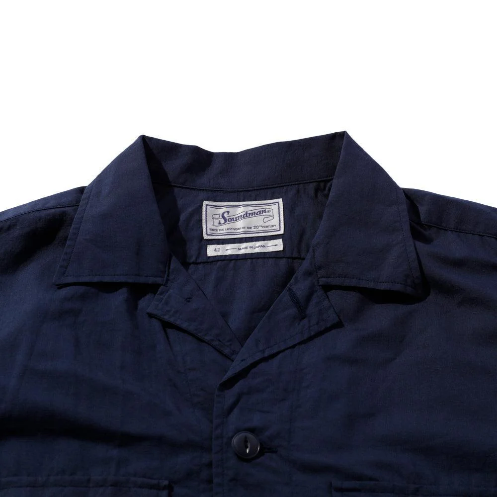 Soundman Morris Shirt Indigo - Image 3