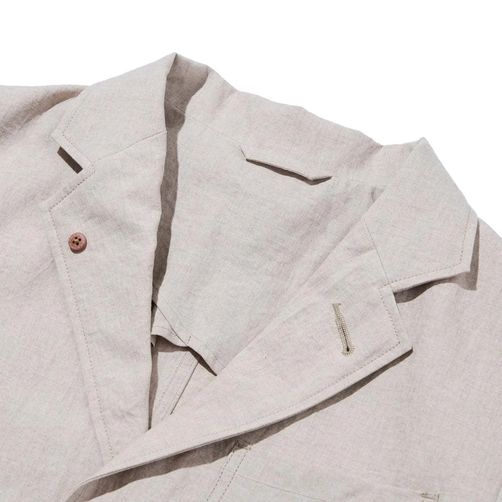 Soundman Rector Linen Jacket Natural - Image 3