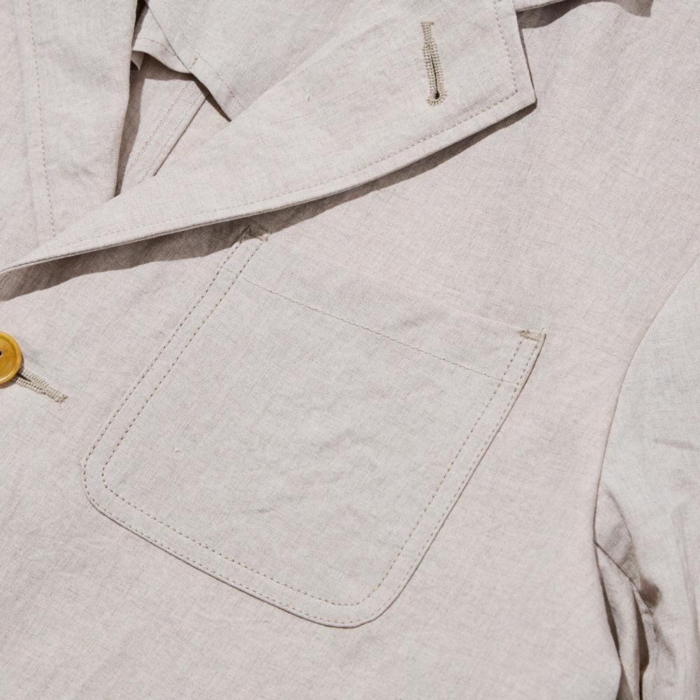 Soundman Rector Linen Jacket Natural - Image 7