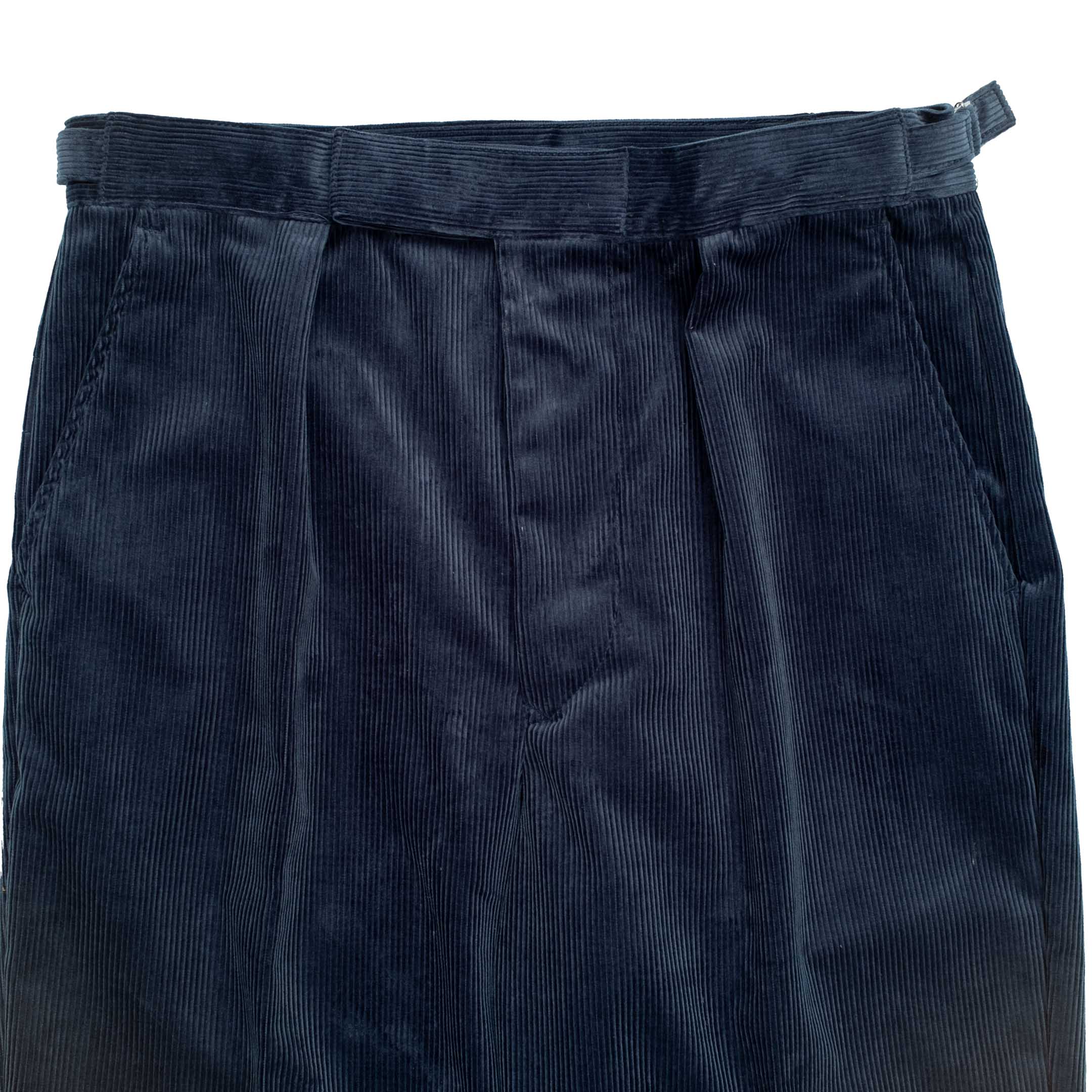 Soundman Rumford Corduroy Trousers Navy - Image 3