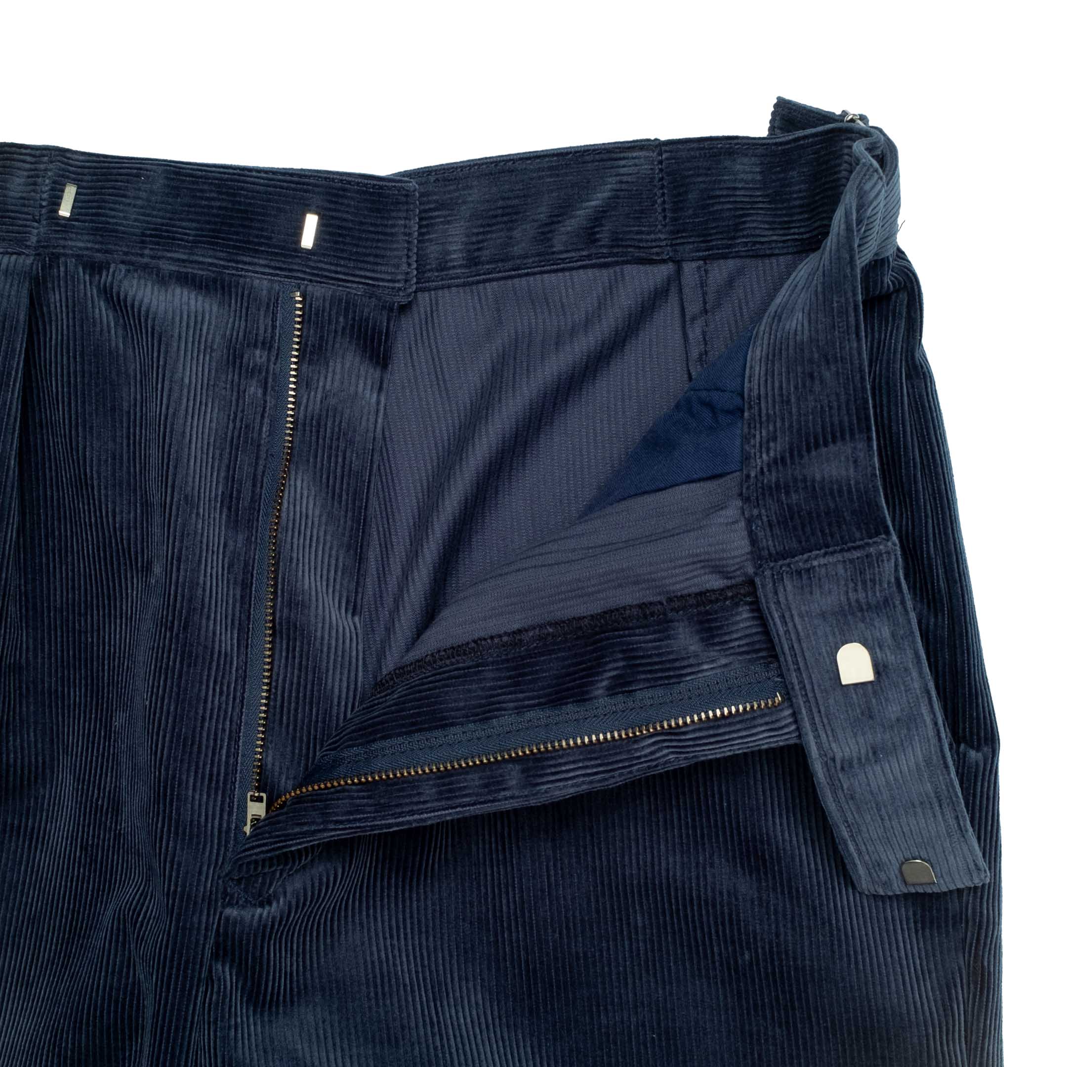 Soundman Rumford Corduroy Trousers Navy - Image 6