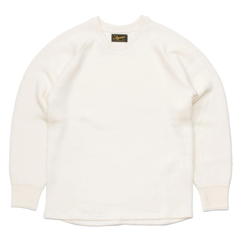 Stevenson Overall L/S Wool Thermal Off White