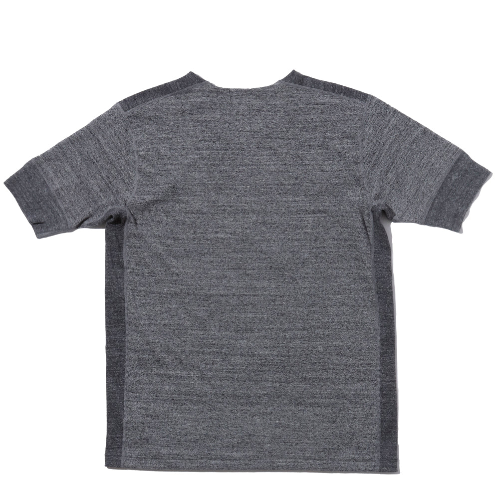 Stevenson Overall Sideflex Loopwheel S/S Henley Heather Grey - Image 2