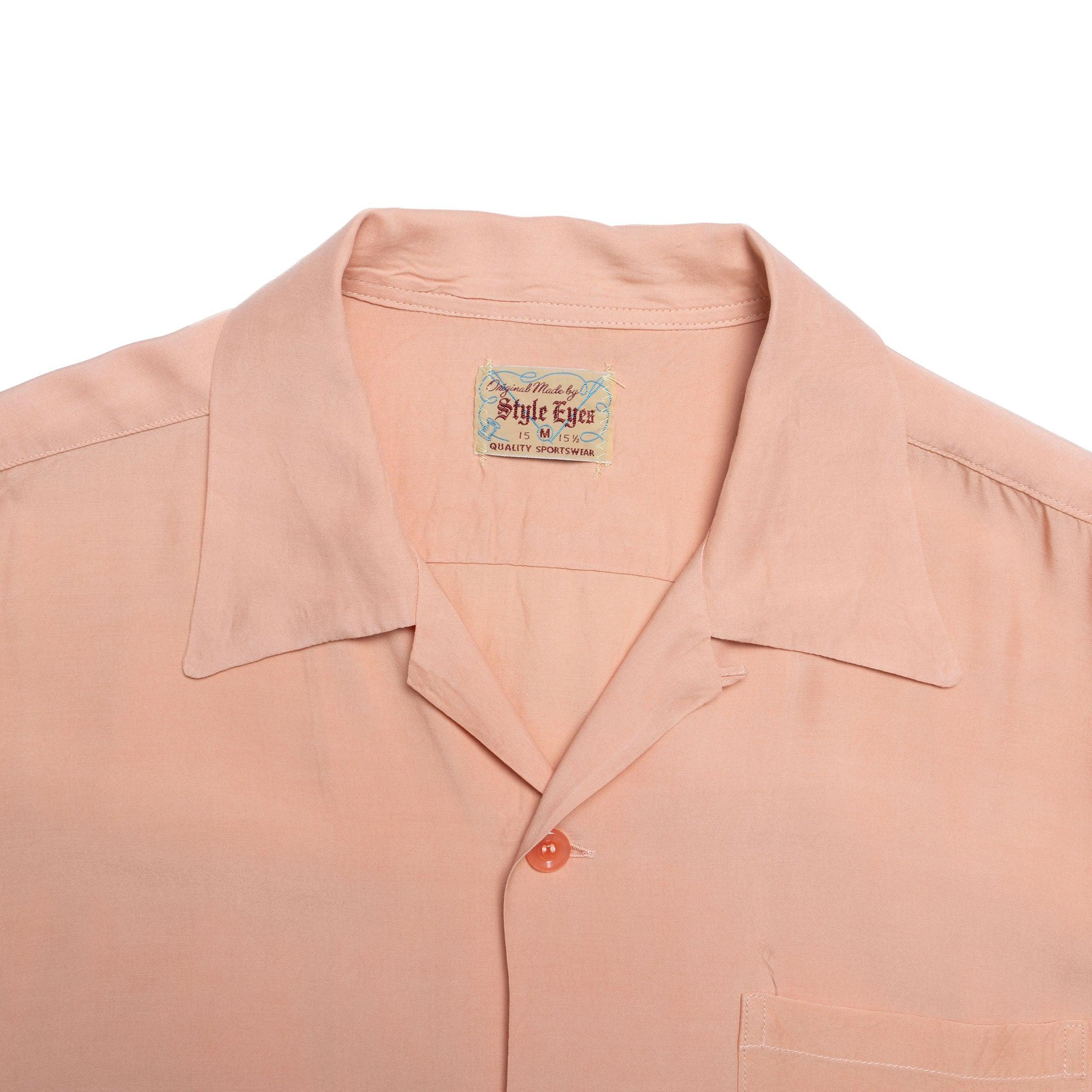 Style Eyes by Toyo Enterprise Plain Bowling S/S Shirt Pink - Image 3