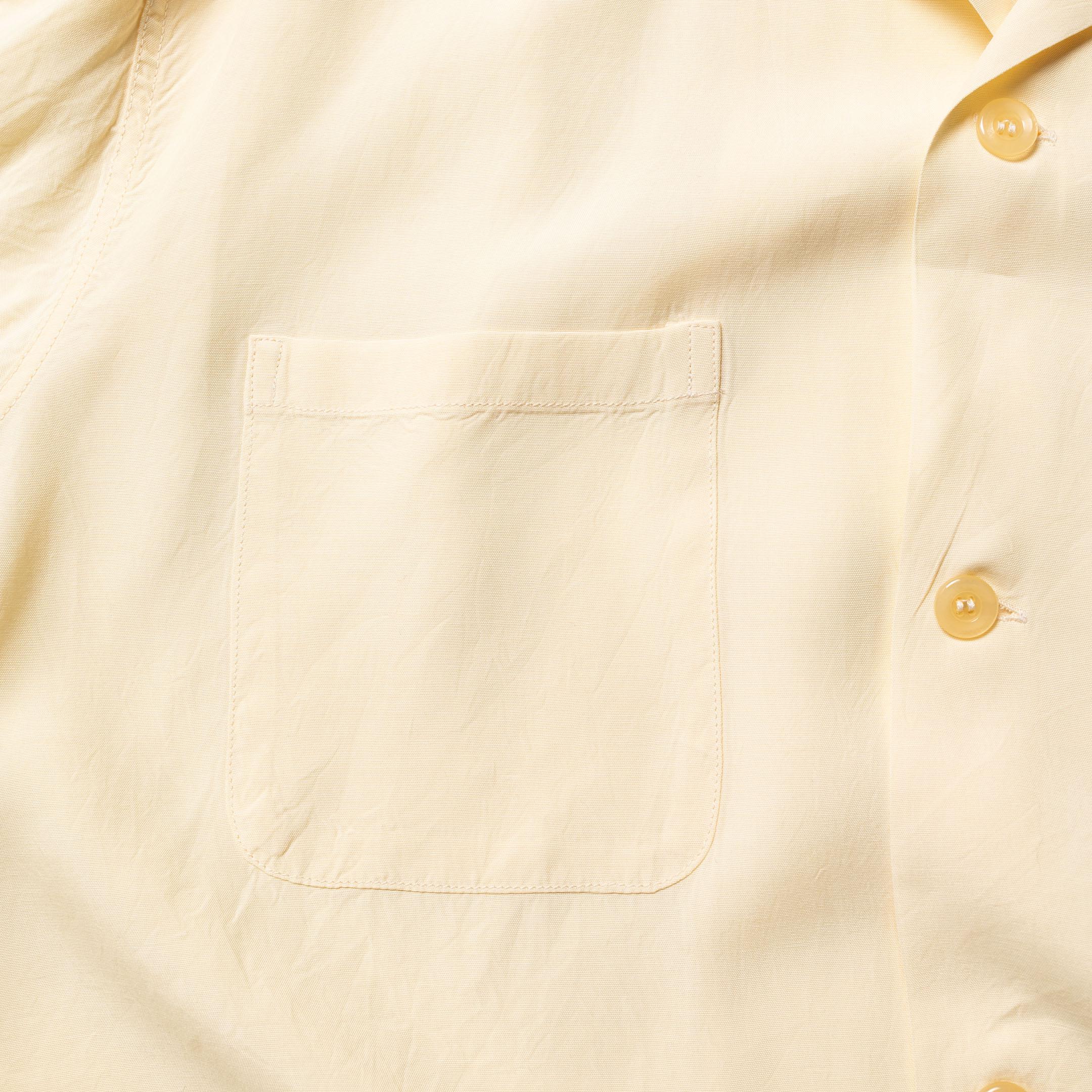 Style Eyes by Toyo Enterprise Plain Rayon Bowling Shirt Off White - Image 4