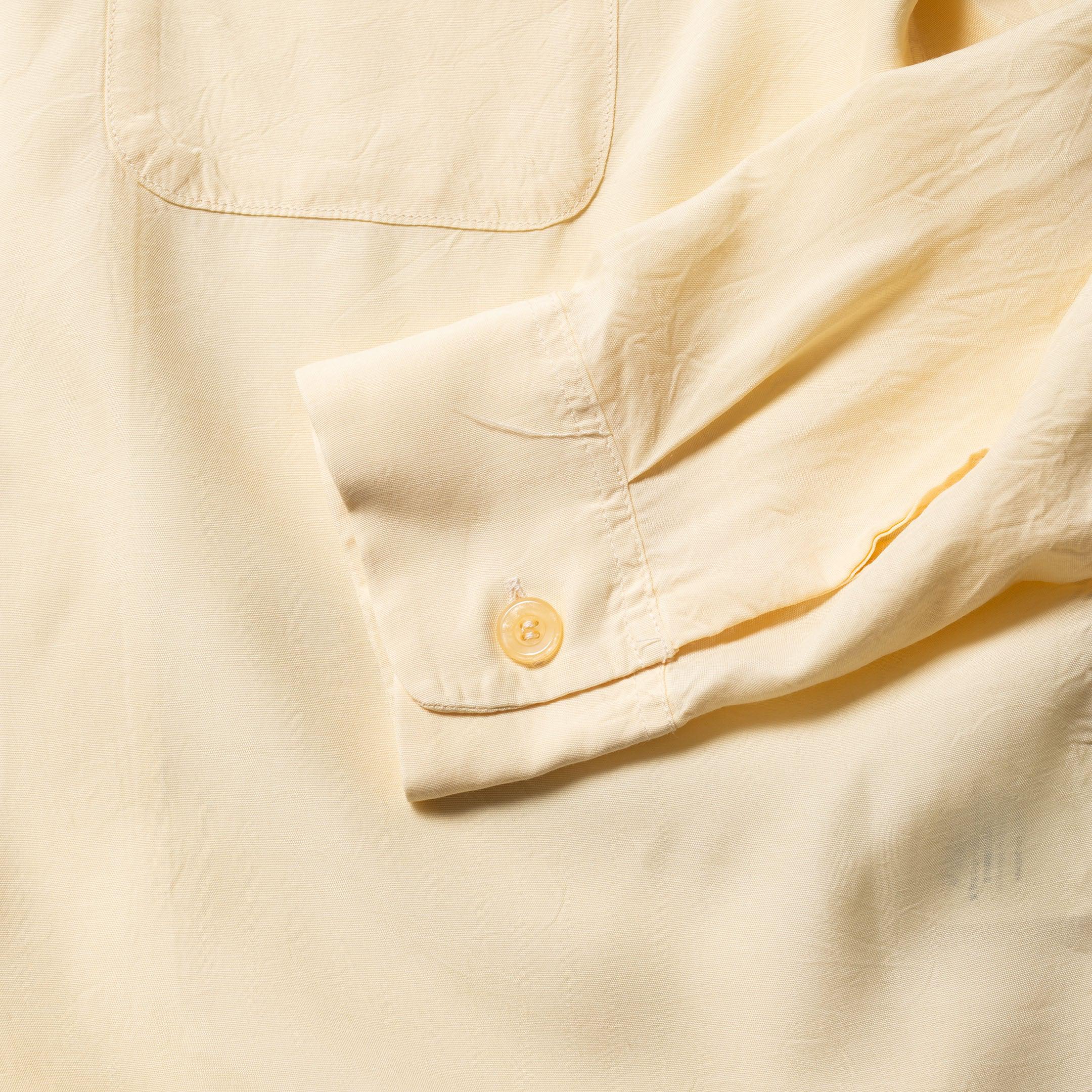 Style Eyes by Toyo Enterprise Plain Rayon Bowling Shirt Off White - Image 5