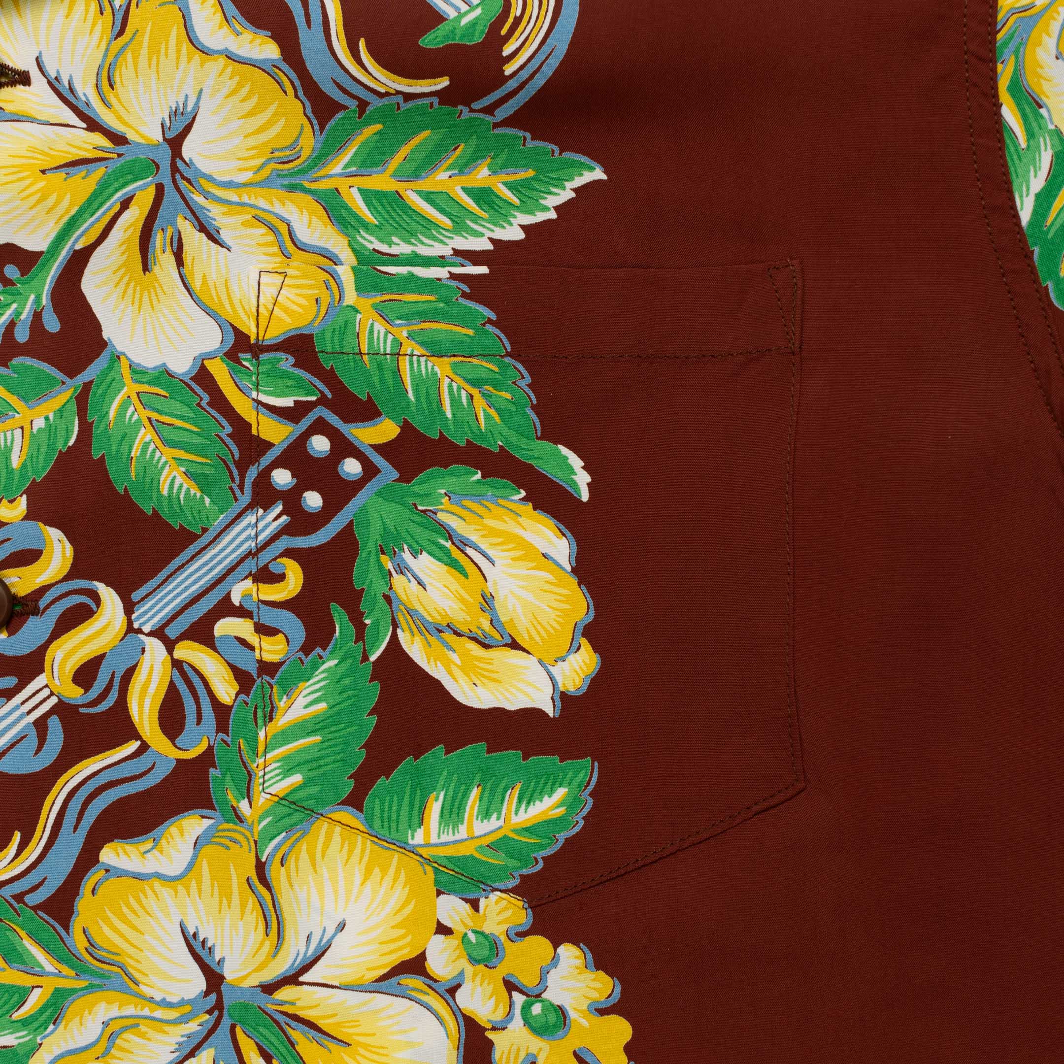 Sun Surf Blessing Gift From Hawaii Hawaiian Shirt Brown - Image 5
