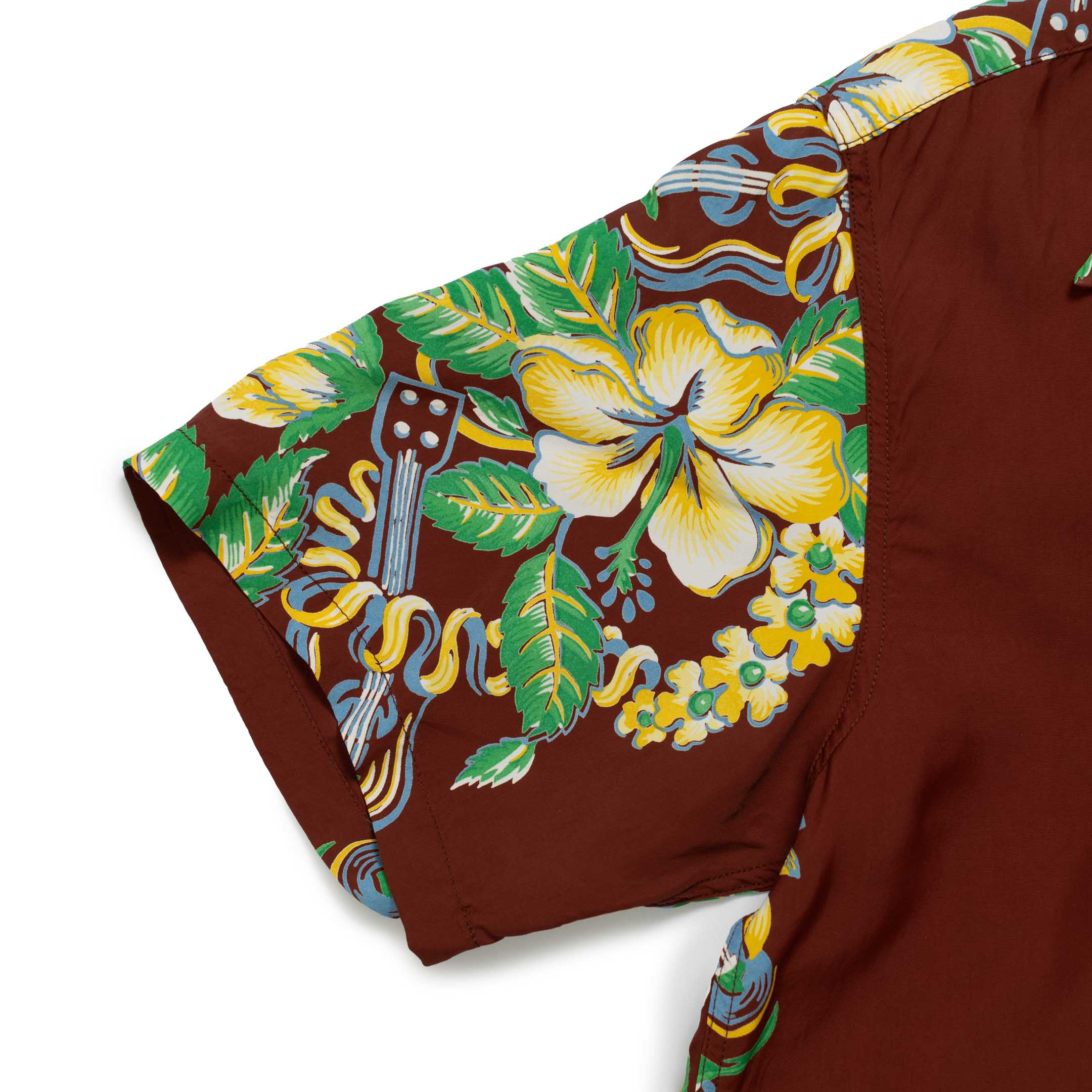Sun Surf Blessing Gift From Hawaii Hawaiian Shirt Brown - Image 6