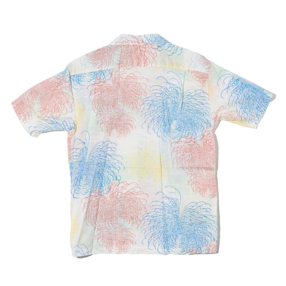Sun Surf Chrysanthemum Hawaiian Shirt Off White - Image 2
