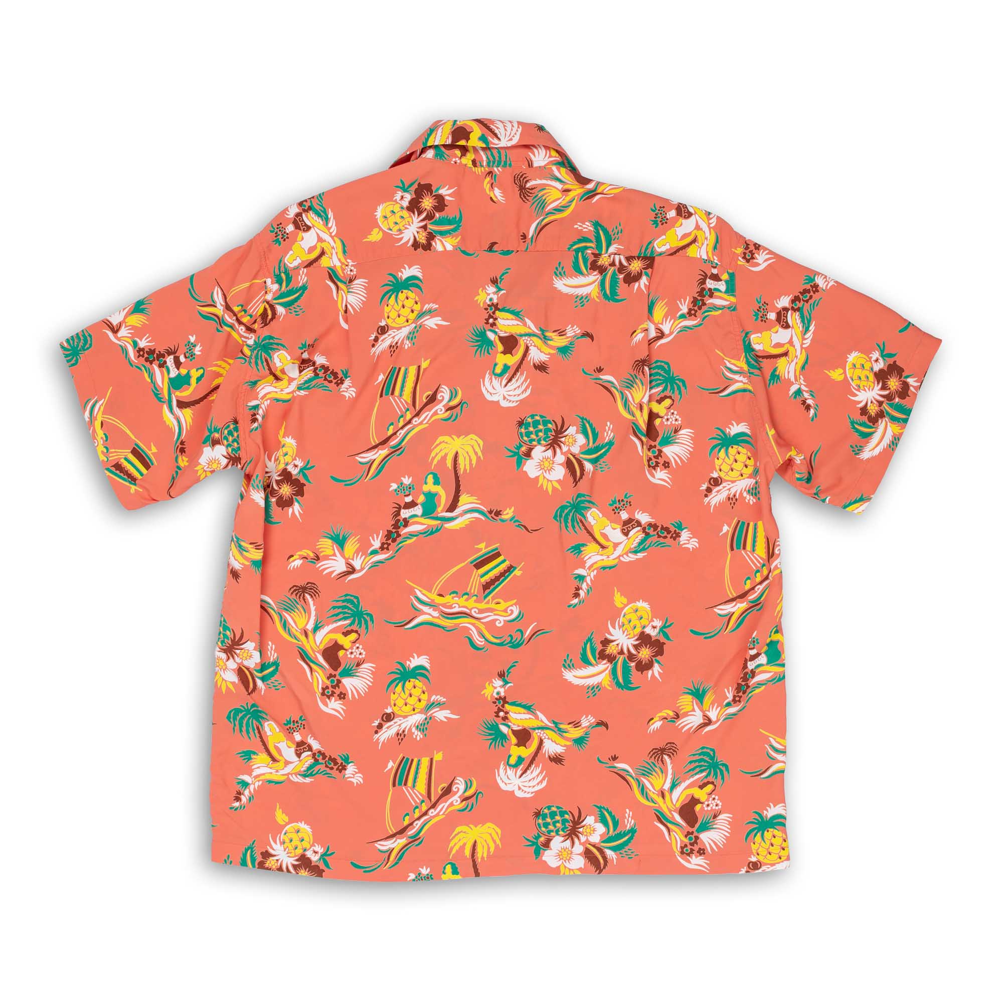 Sun Surf Island Trip Hawaiian Shirt Red - Image 2