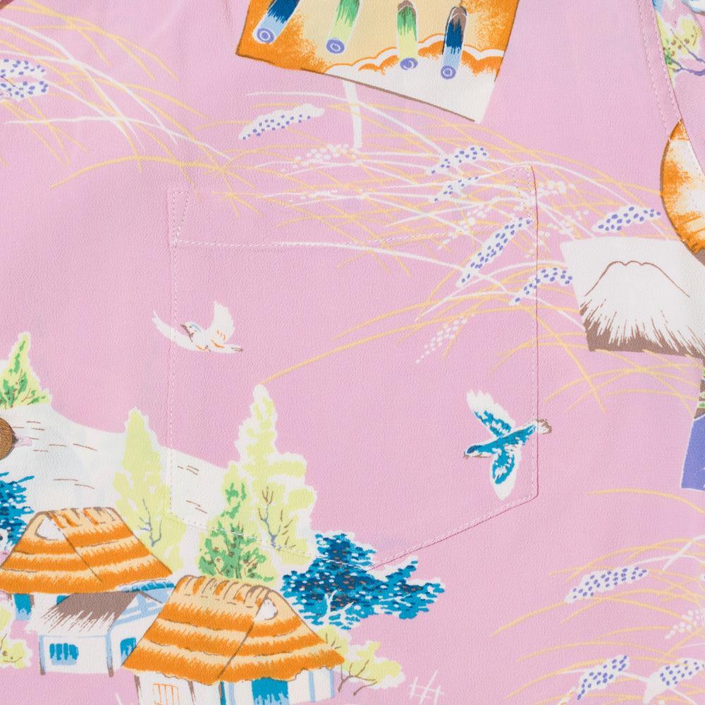 Sun Surf Scarecrow Hawaiian Shirt Pink - Image 3