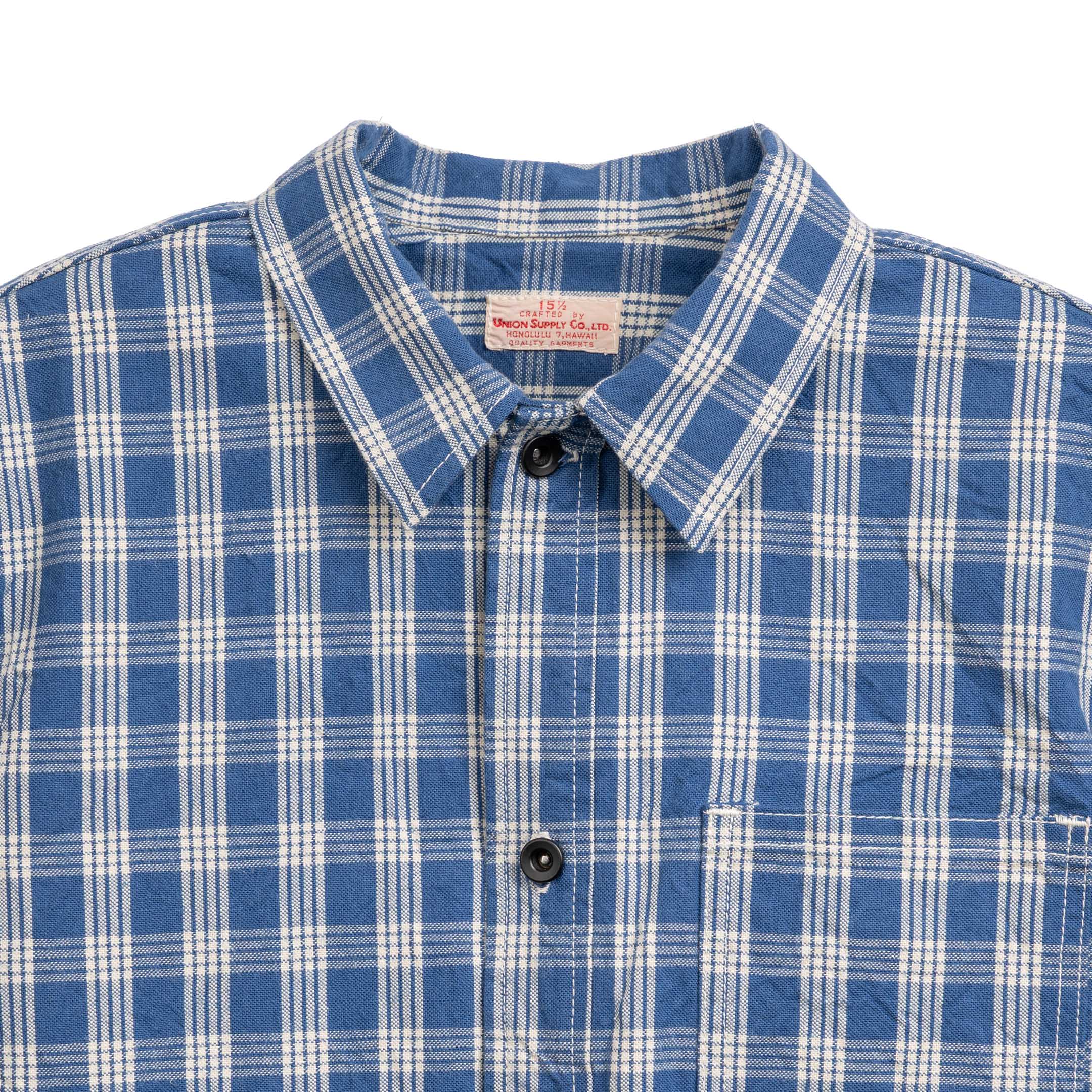 Sun Surf Union Supply Palaka Jacket Navy - Image 2