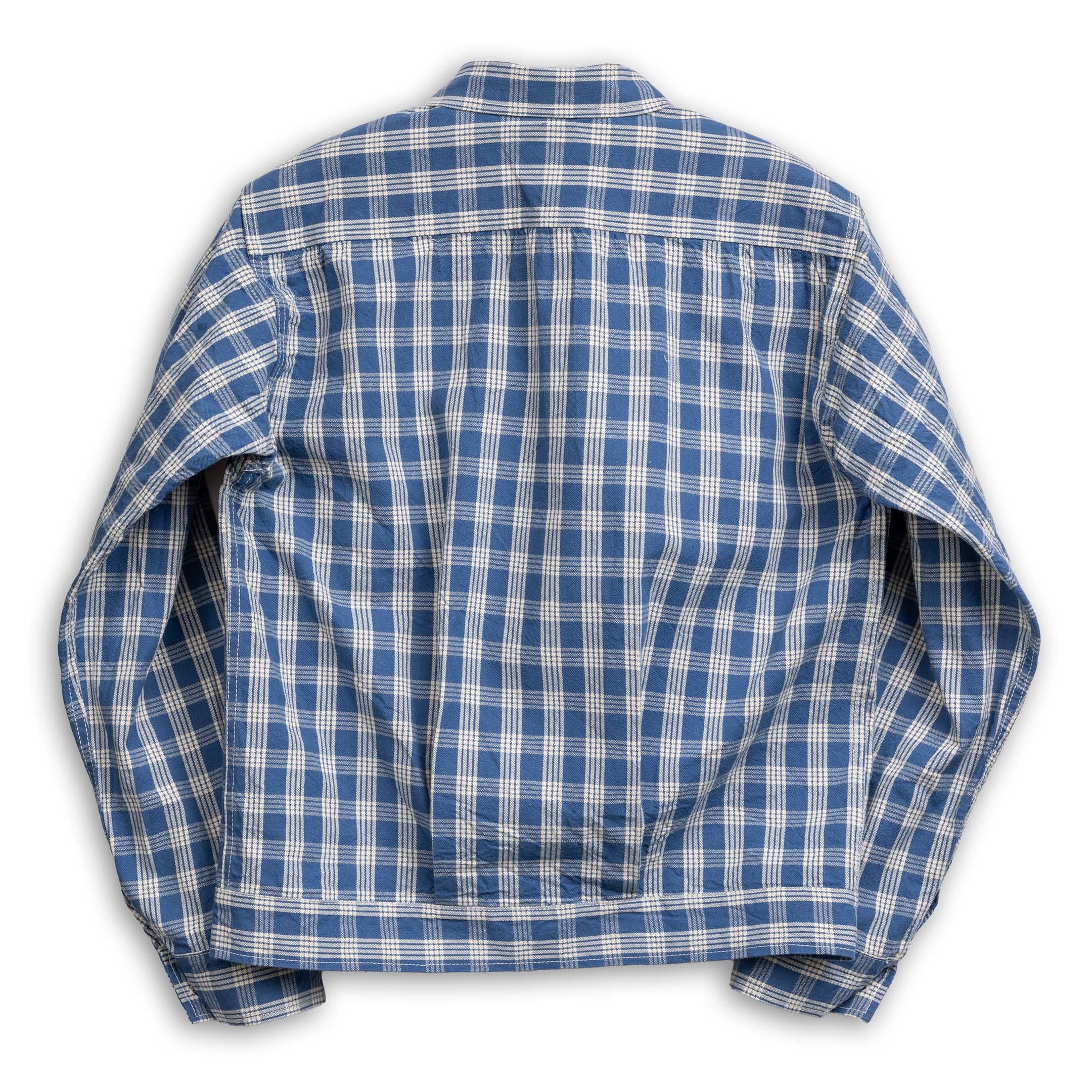 Sun Surf Union Supply Palaka Jacket Navy - Image 5
