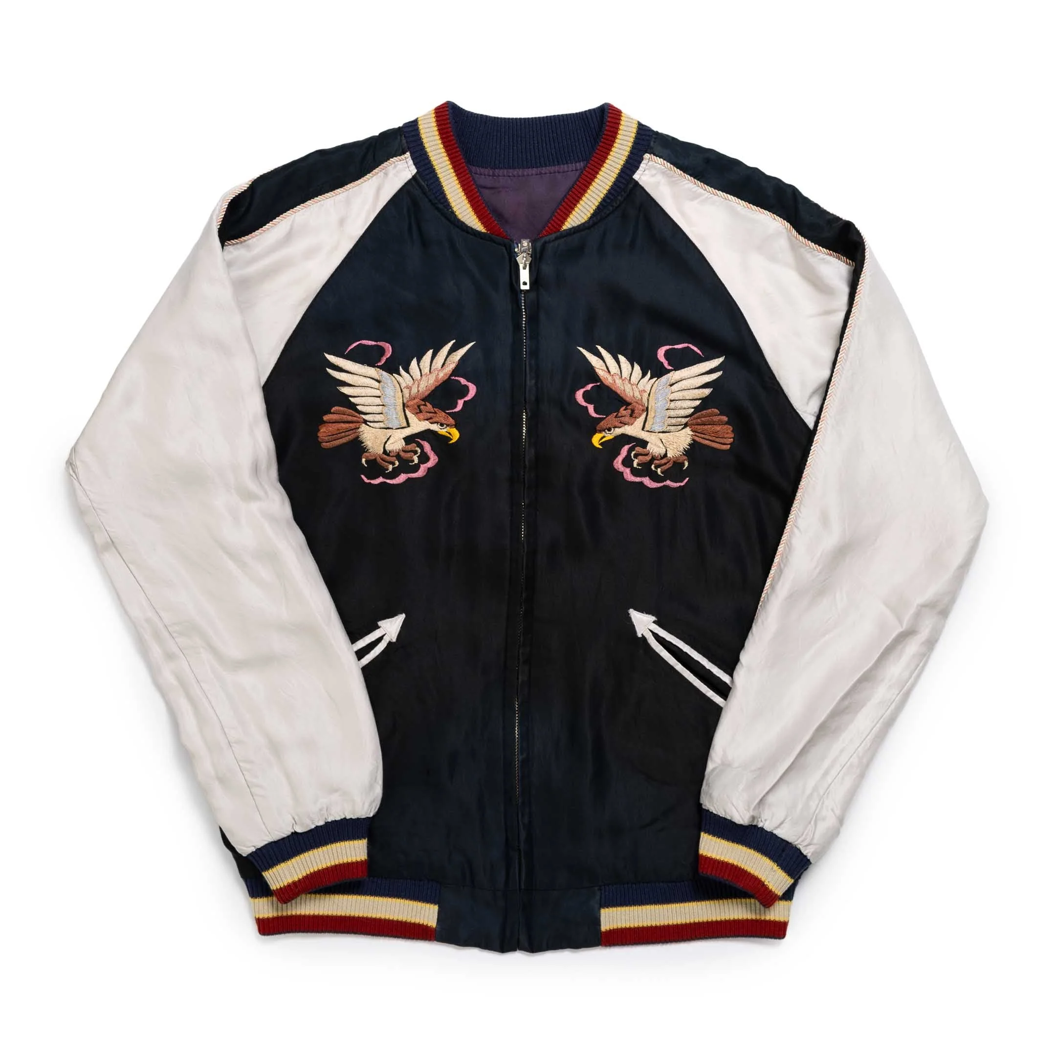 Tailor Toyo Acetate Suka 'Aging' Navy Eagle x Dragon Black - Image 2