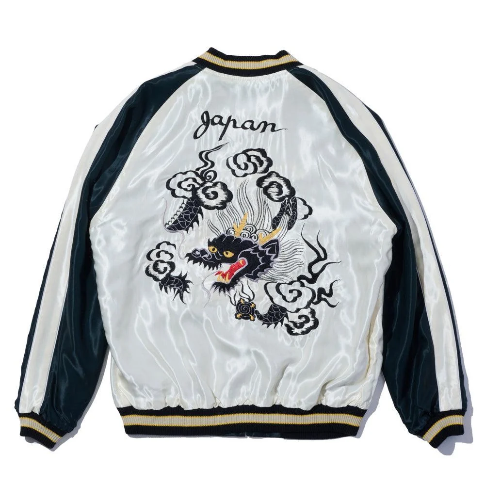 Tailor Toyo Mid 1950s Style Souvenir Jacket Roaring Tiger x Black Dragon - Image 4