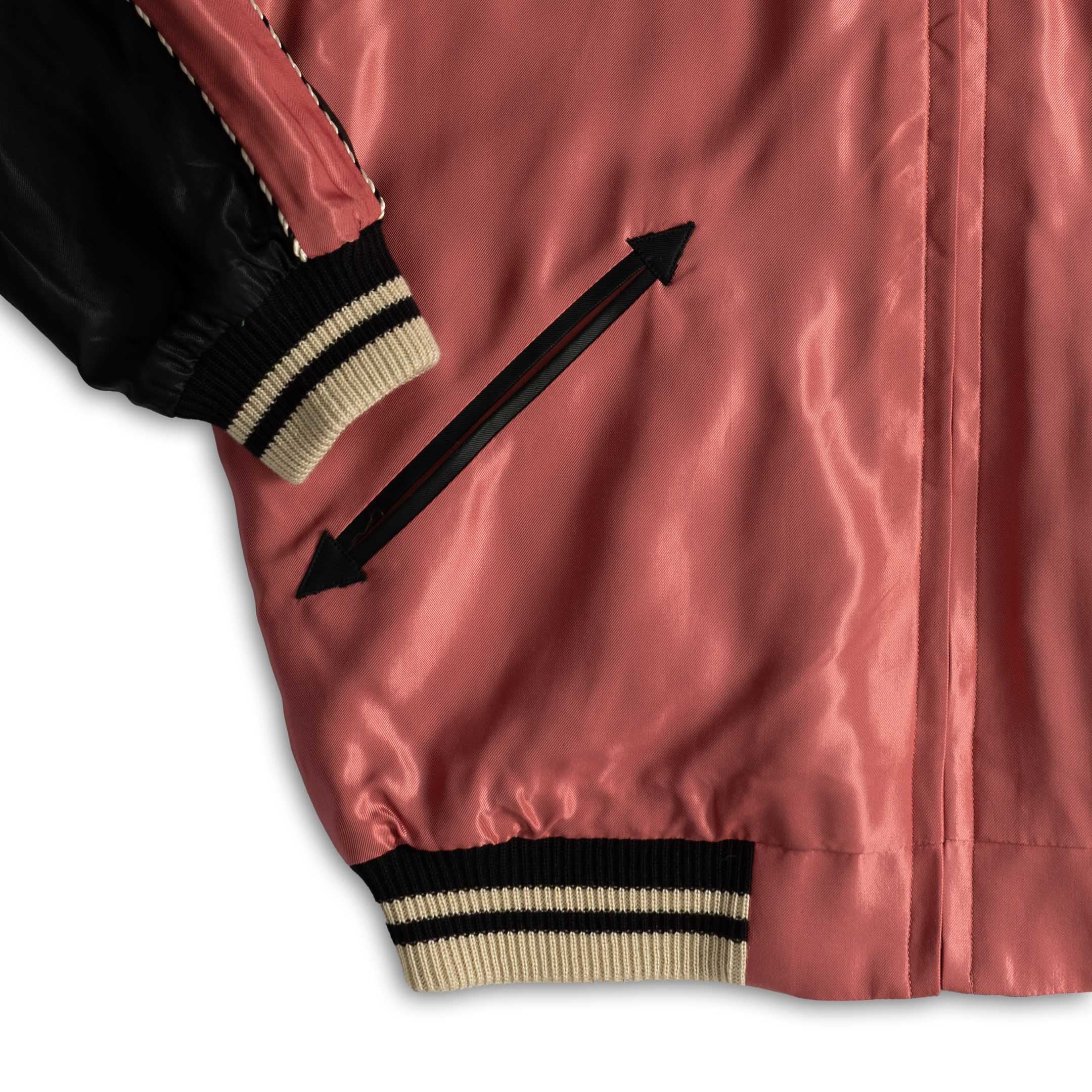 Tailor Toyo White Eagle  Landscape Souvenir Jacket Pink - Image 6