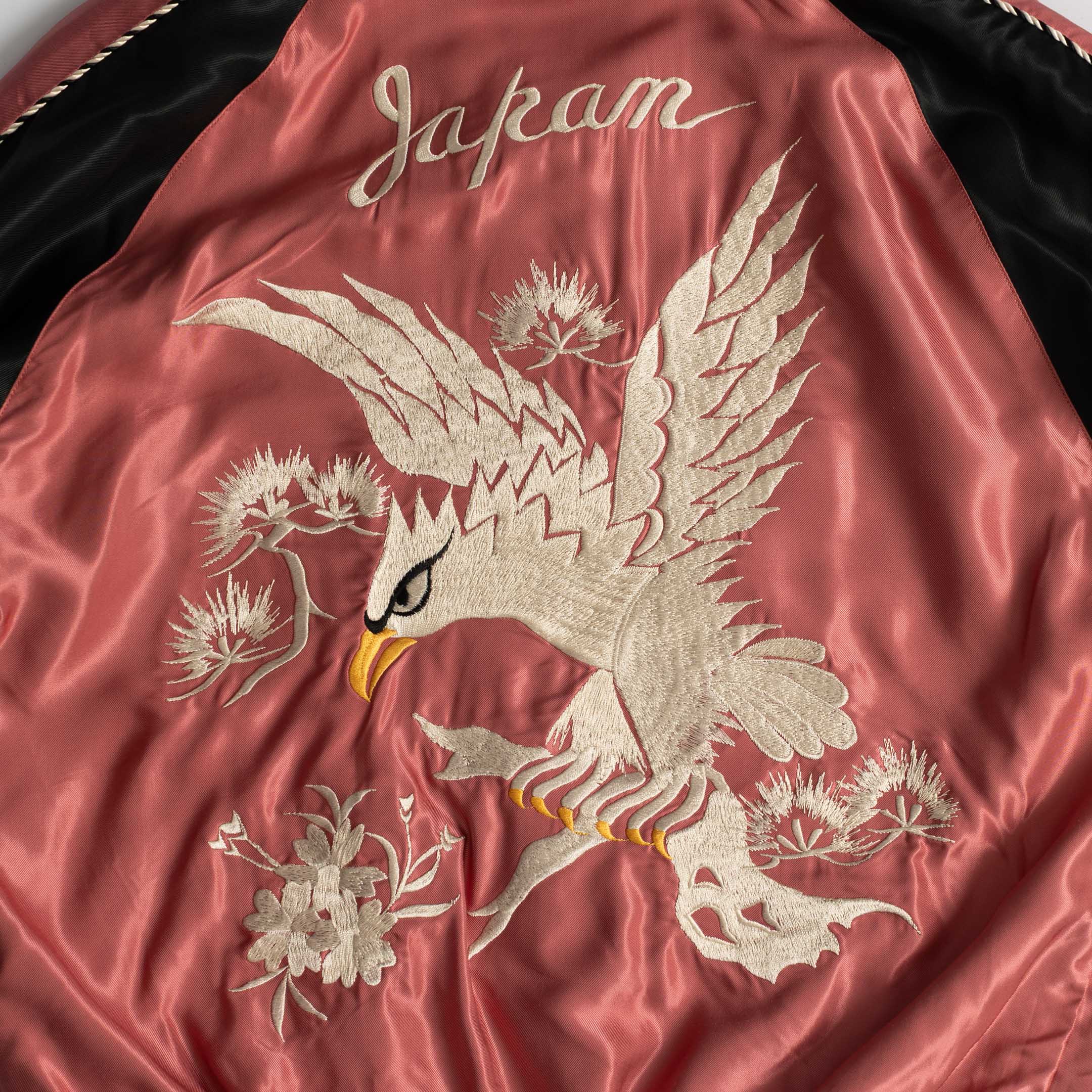 Tailor Toyo White Eagle  Landscape Souvenir Jacket Pink - Image 7