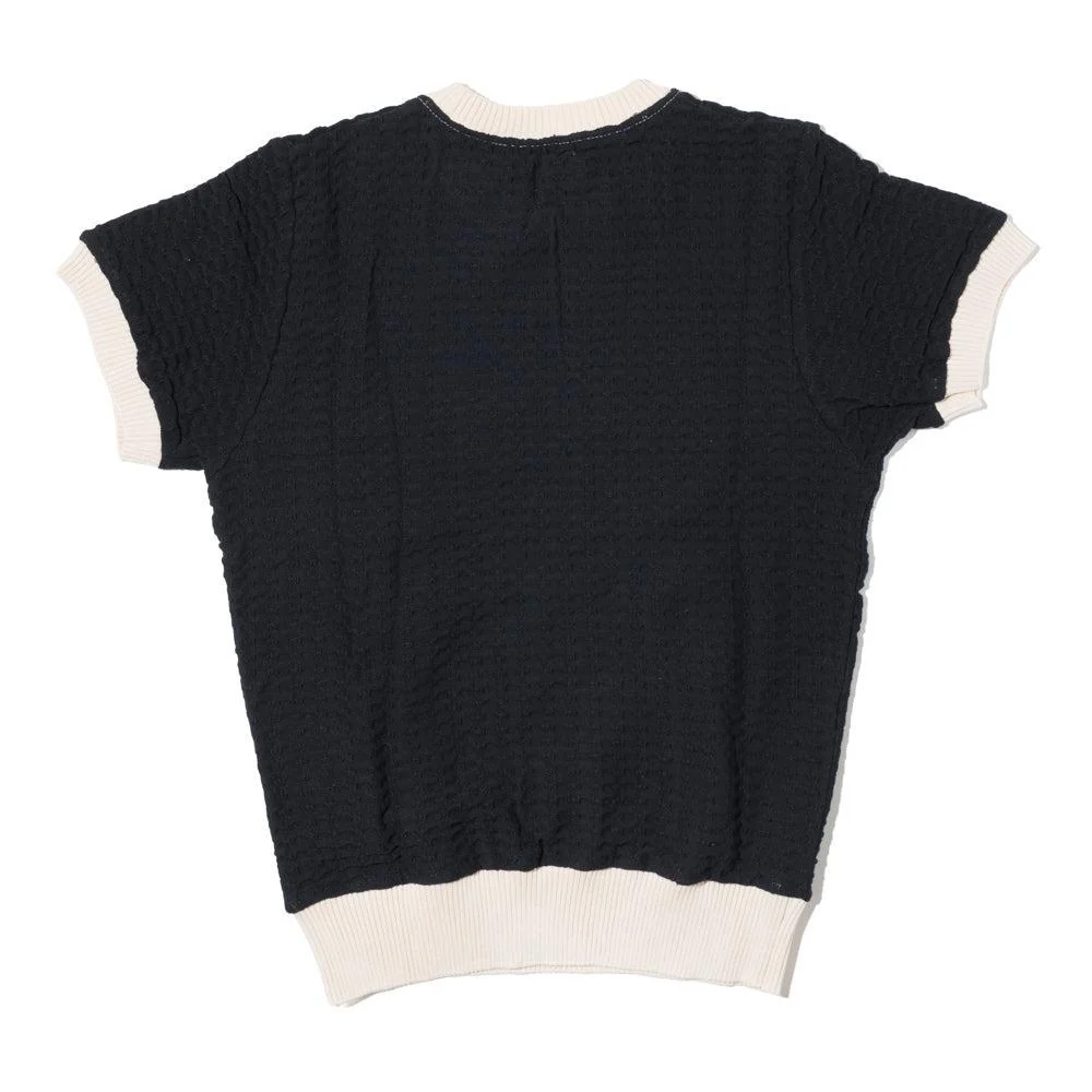 The Groovin High 1940's Summer Knit Black - Image 2