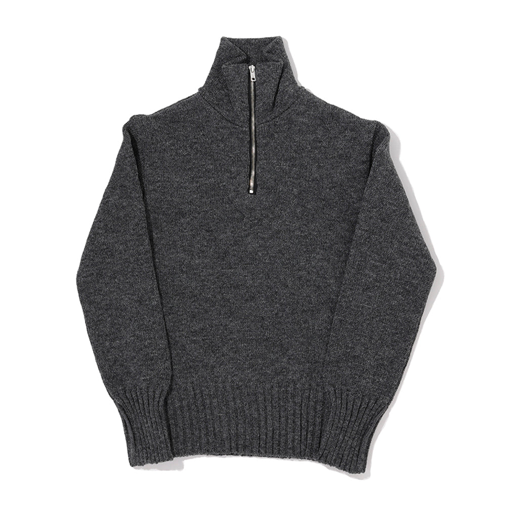 The Groovin High 1940's Zip-Up Knit Grey