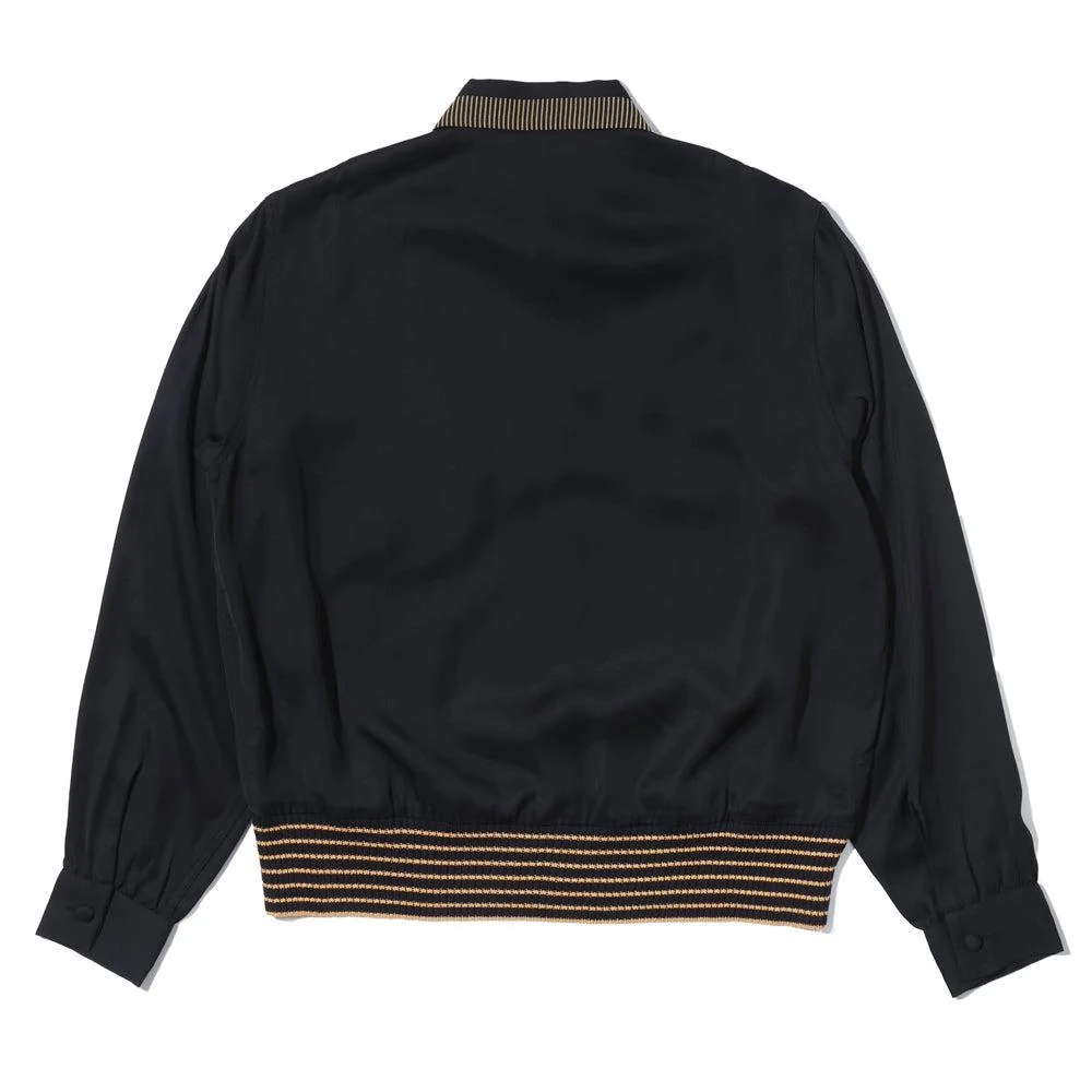 The Groovin High 1950's Pullover Shirt Black - Image 2