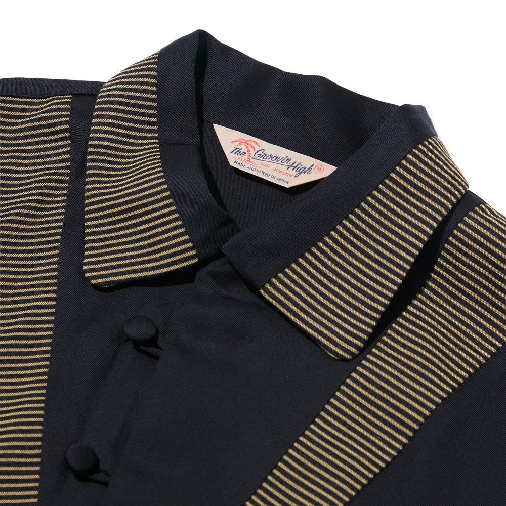 The Groovin High 1950's Pullover Shirt Black - Image 3