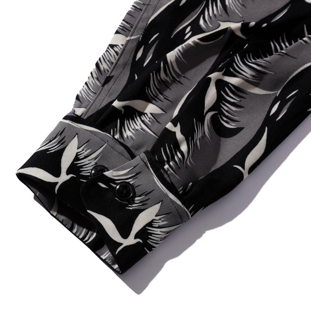 The Groovin High 50's L/S Shirt Seagull Black - Image 7