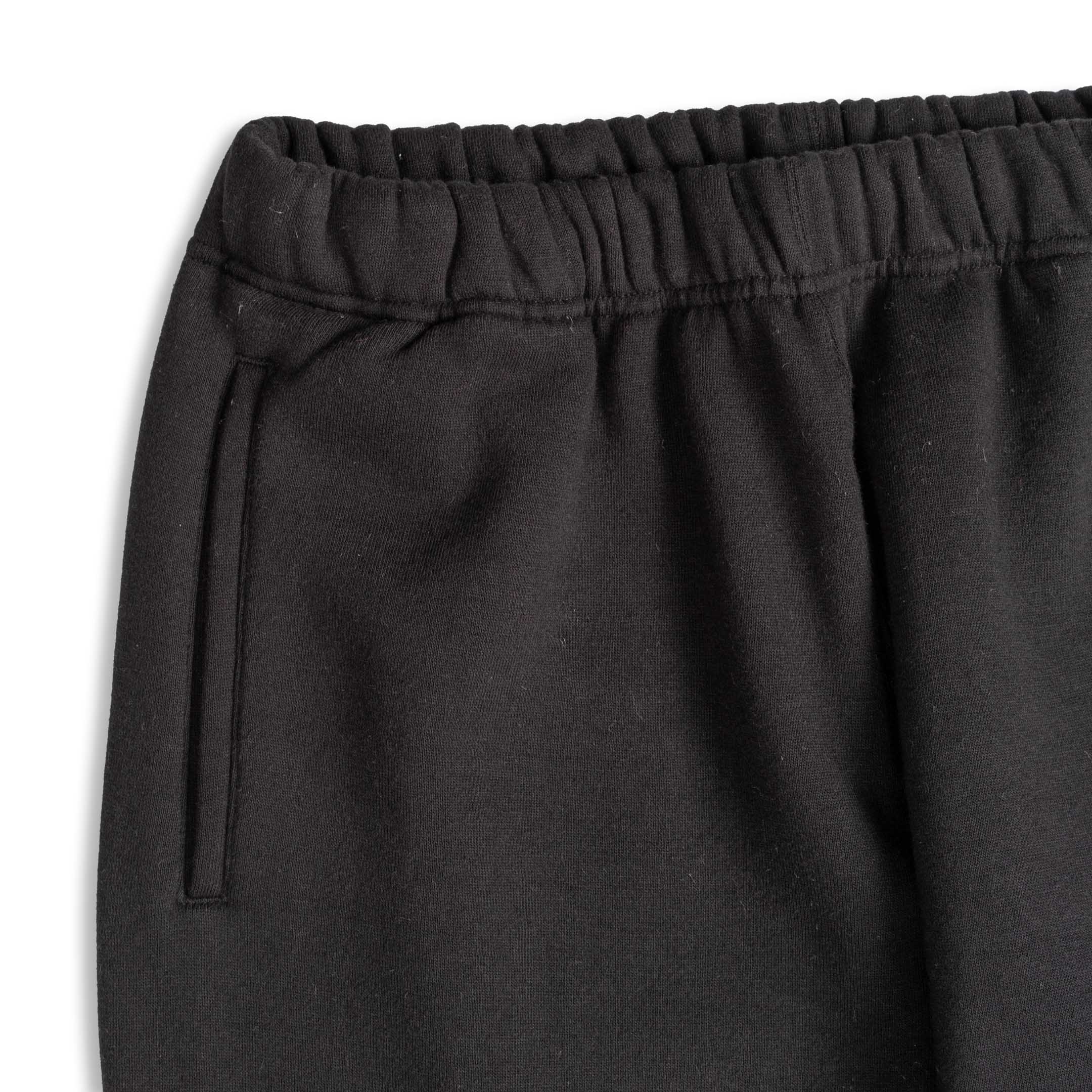 The Real McCoy's 10 oz Loopwheel Sweatpants Black - Image 3