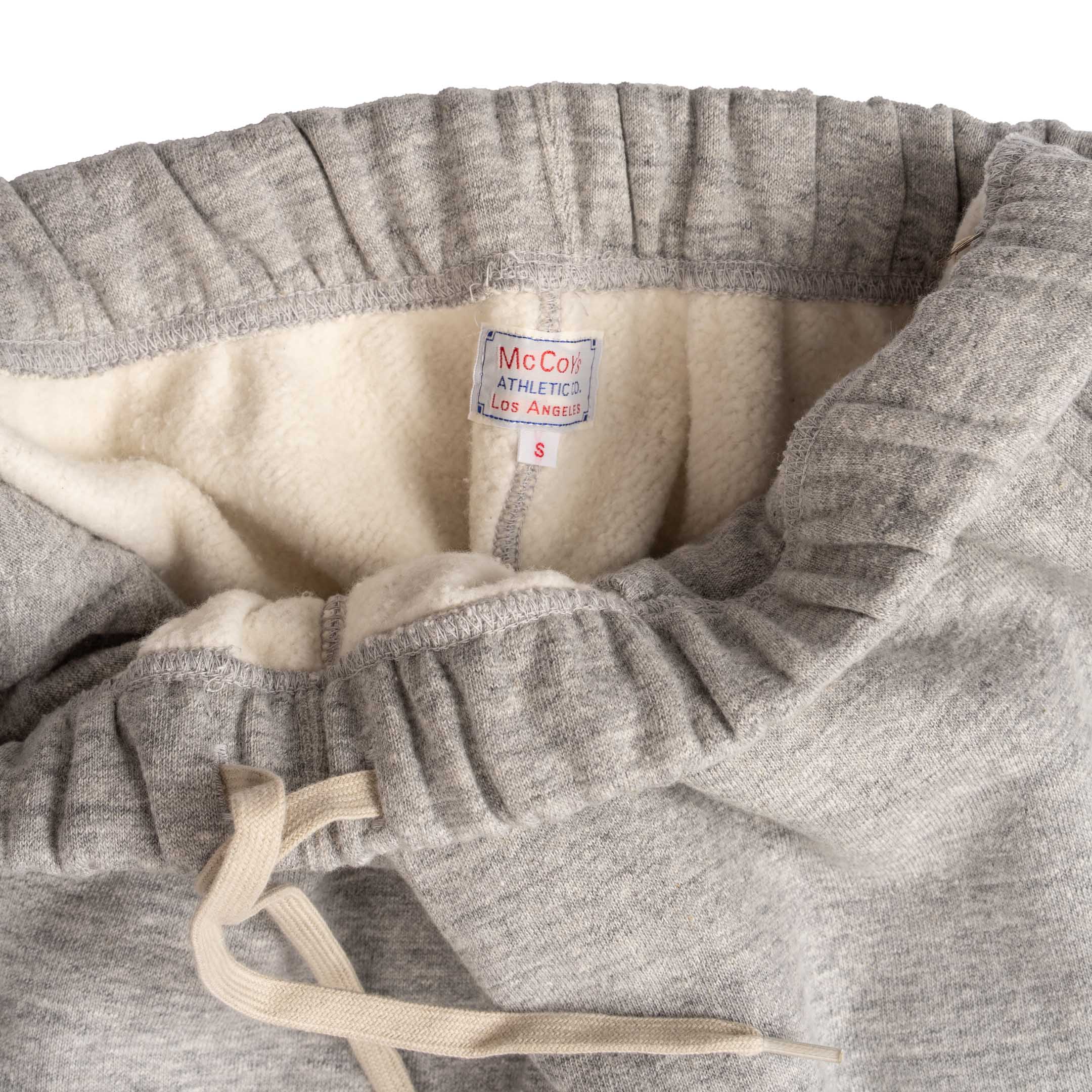 The Real McCoy's 10 oz Loopwheel Sweatpants Grey - Image 4