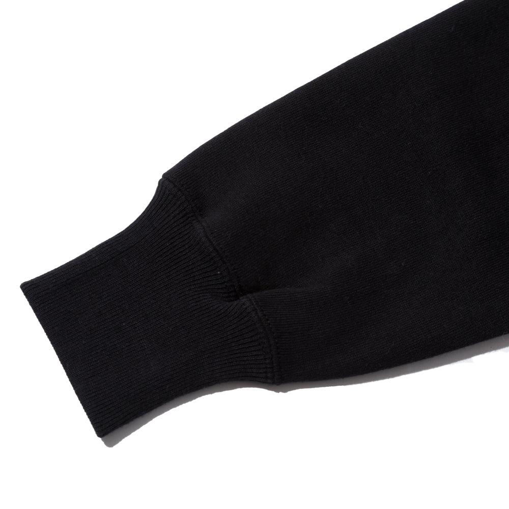 The Real McCoy's 10.oz Loopwheel Sweatshirt Black - Image 6