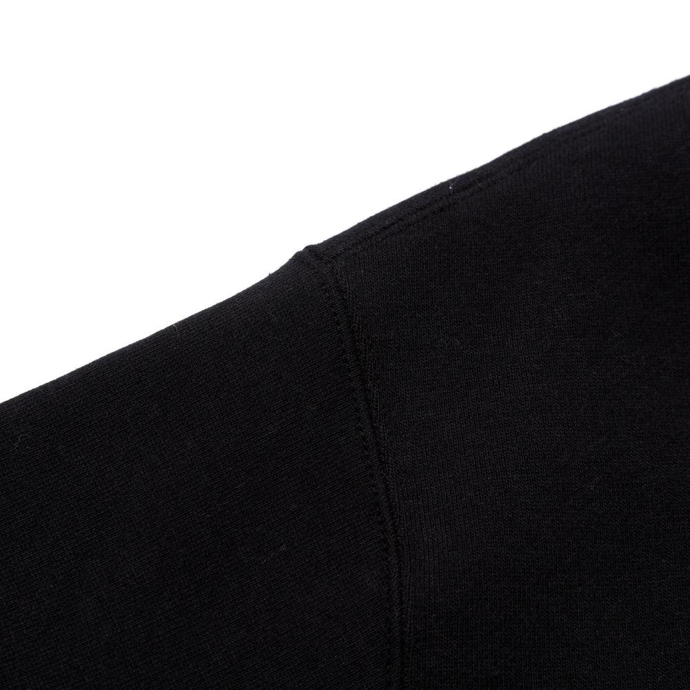 The Real McCoy's 10.oz Loopwheel Sweatshirt Black - Image 7