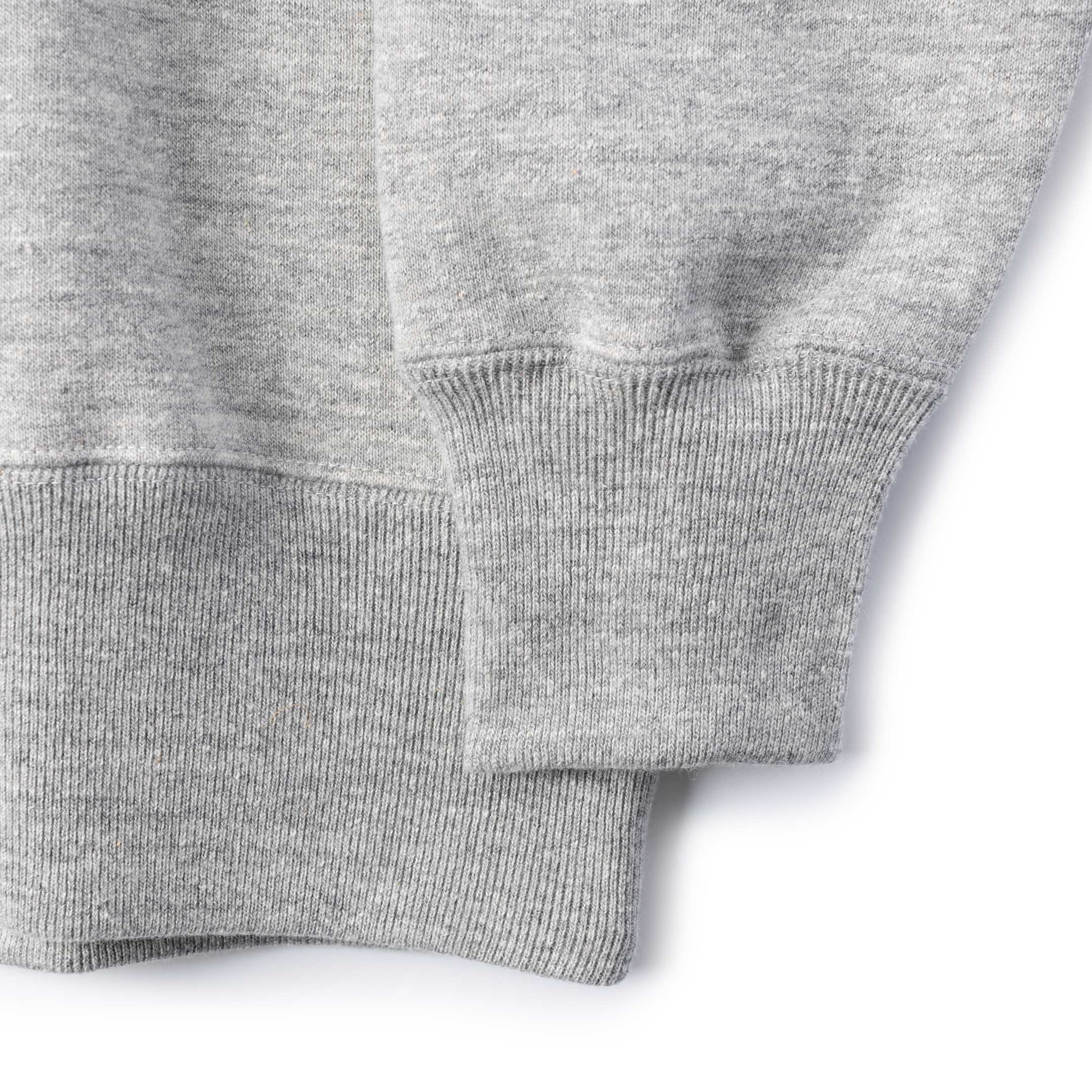 The Real McCoy's 10.oz Loopwheel Sweatshirt Grey - Image 3