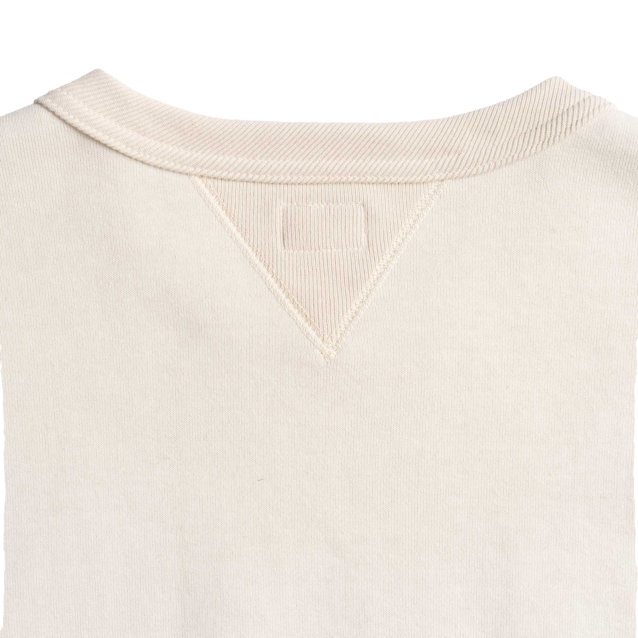 The Real McCoy's 10.oz Loopwheel Sweatshirt Milk - Image 5
