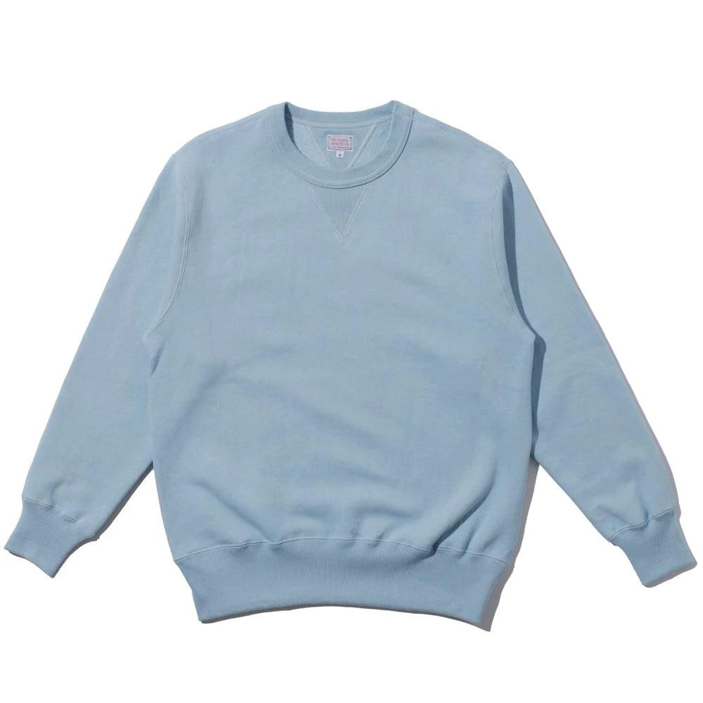 The Real McCoy's 10.oz Loopwheel Sweatshirt Saxe