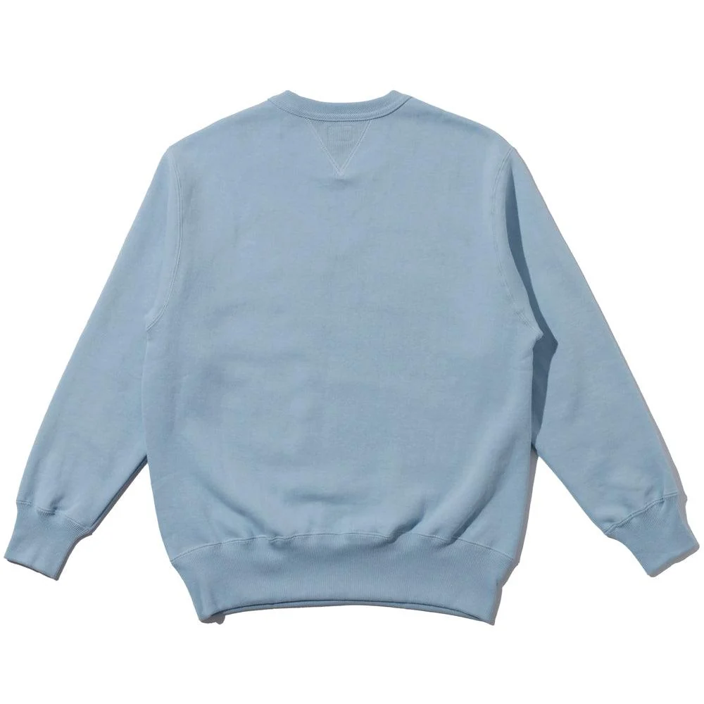 The Real McCoy's 10.oz Loopwheel Sweatshirt Saxe - Image 2