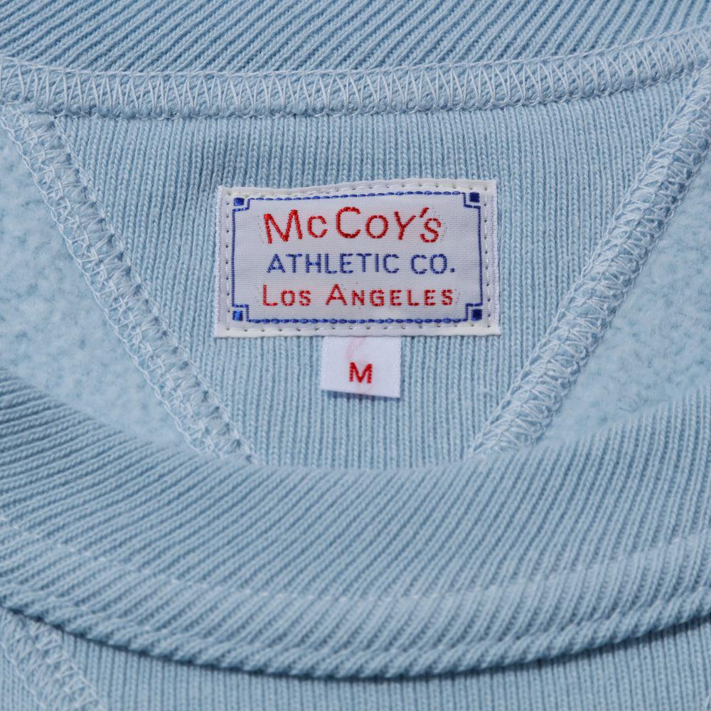 The Real McCoy's 10.oz Loopwheel Sweatshirt Saxe - Image 4