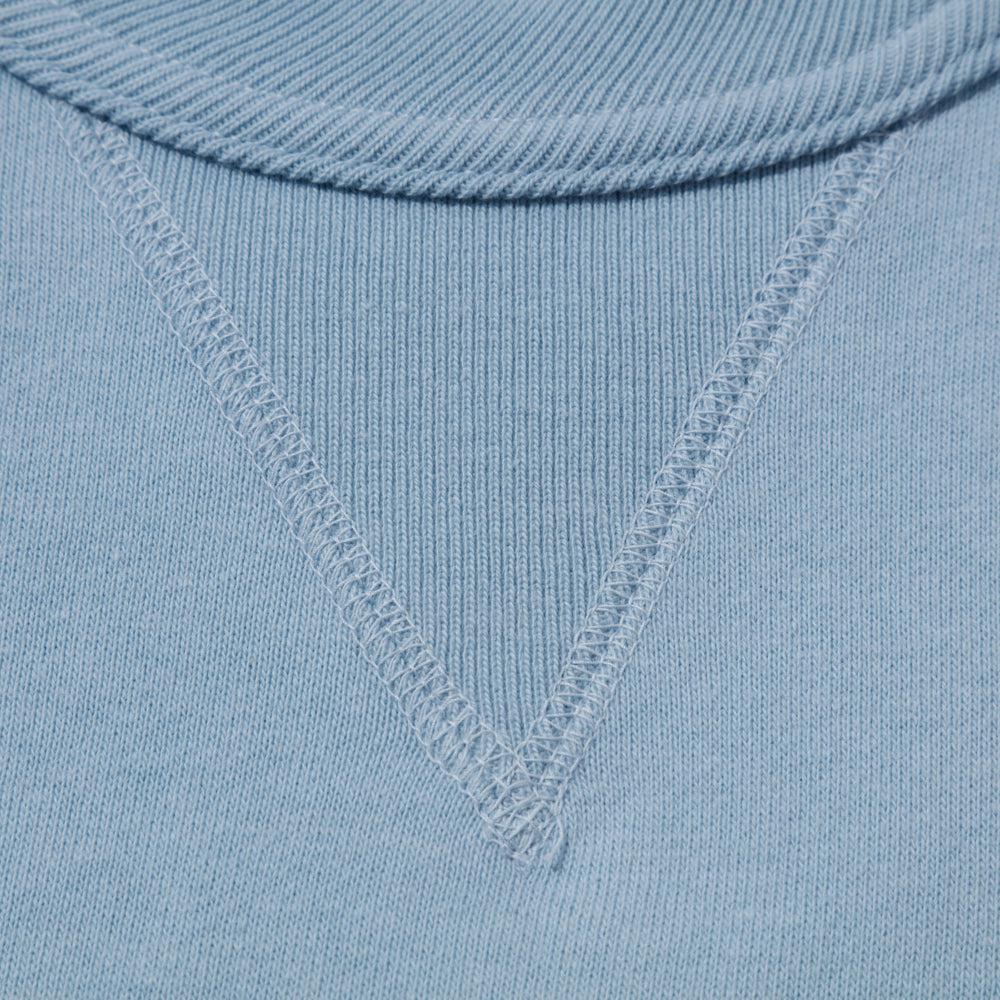 The Real McCoy's 10.oz Loopwheel Sweatshirt Saxe - Image 5